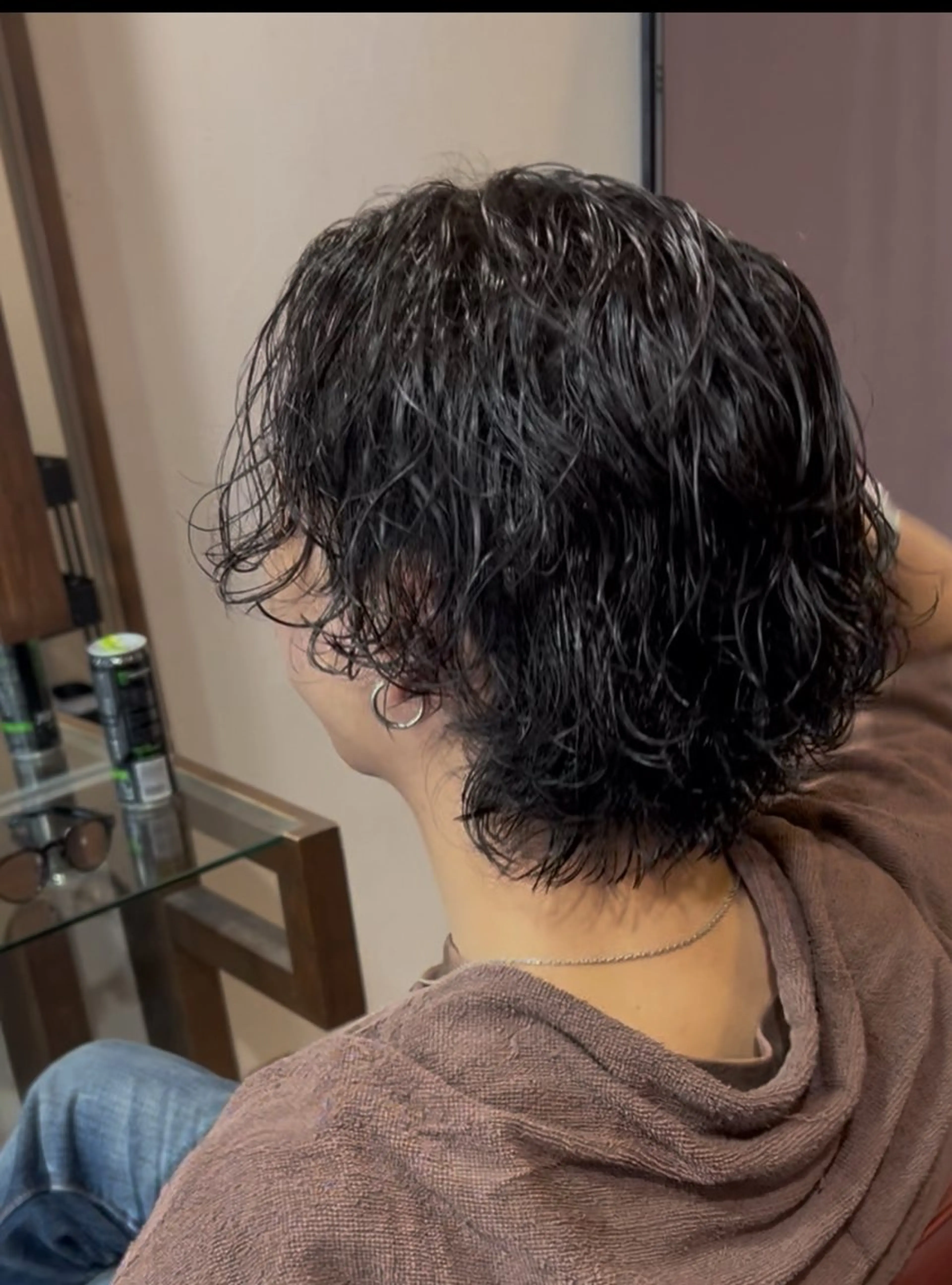 ショート カラー パーマ メンズ キッズ 【メンズ特化】 りょうま🔥のヘアスタイル