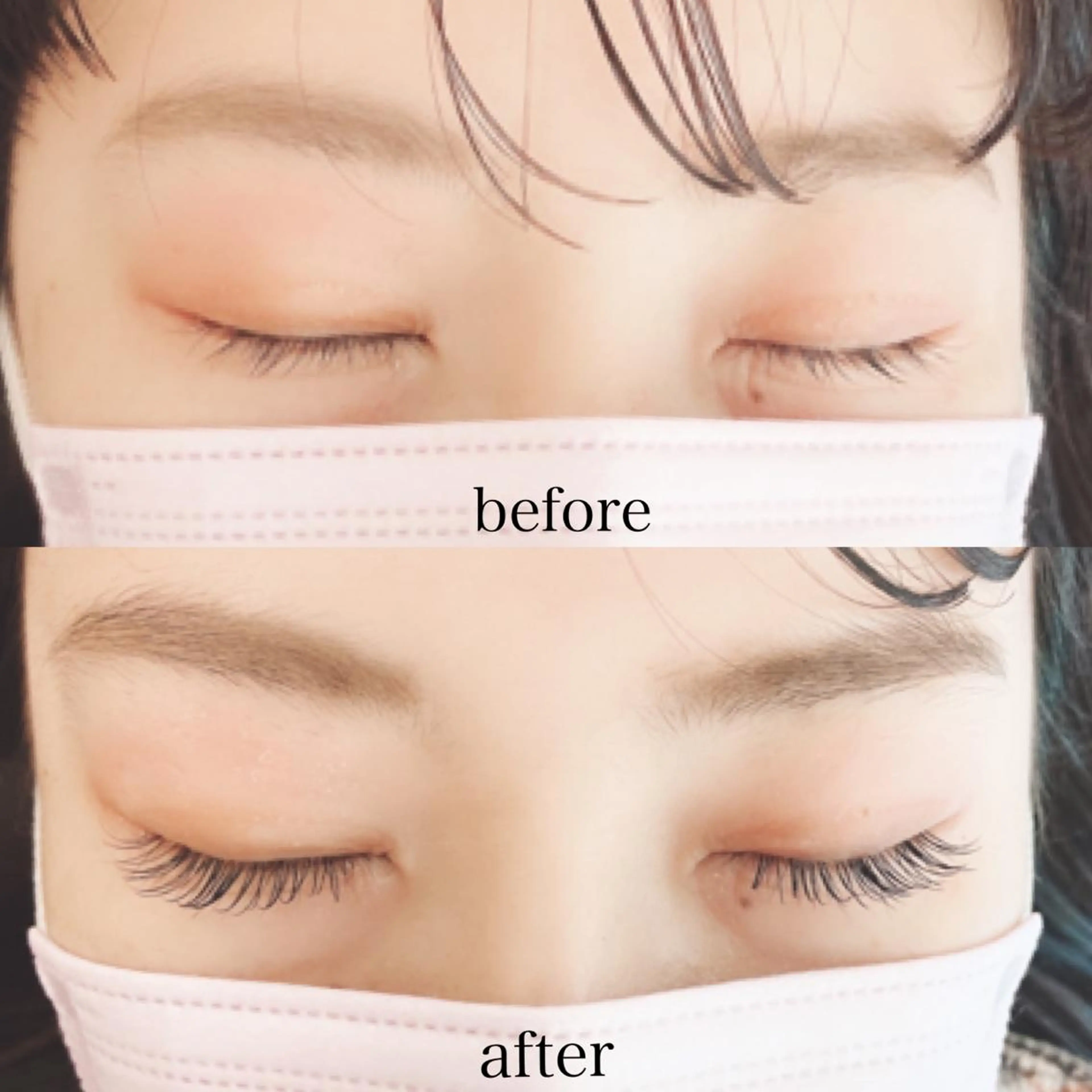 マツエク・マツパ カラーマツエク フラットラッシュ 韓国風マツエク パリジェンヌラッシュリフト まつげパーマ オーダーメイドまつげ ＆まゆげ.RIKAのマツエク・マツパデザイン