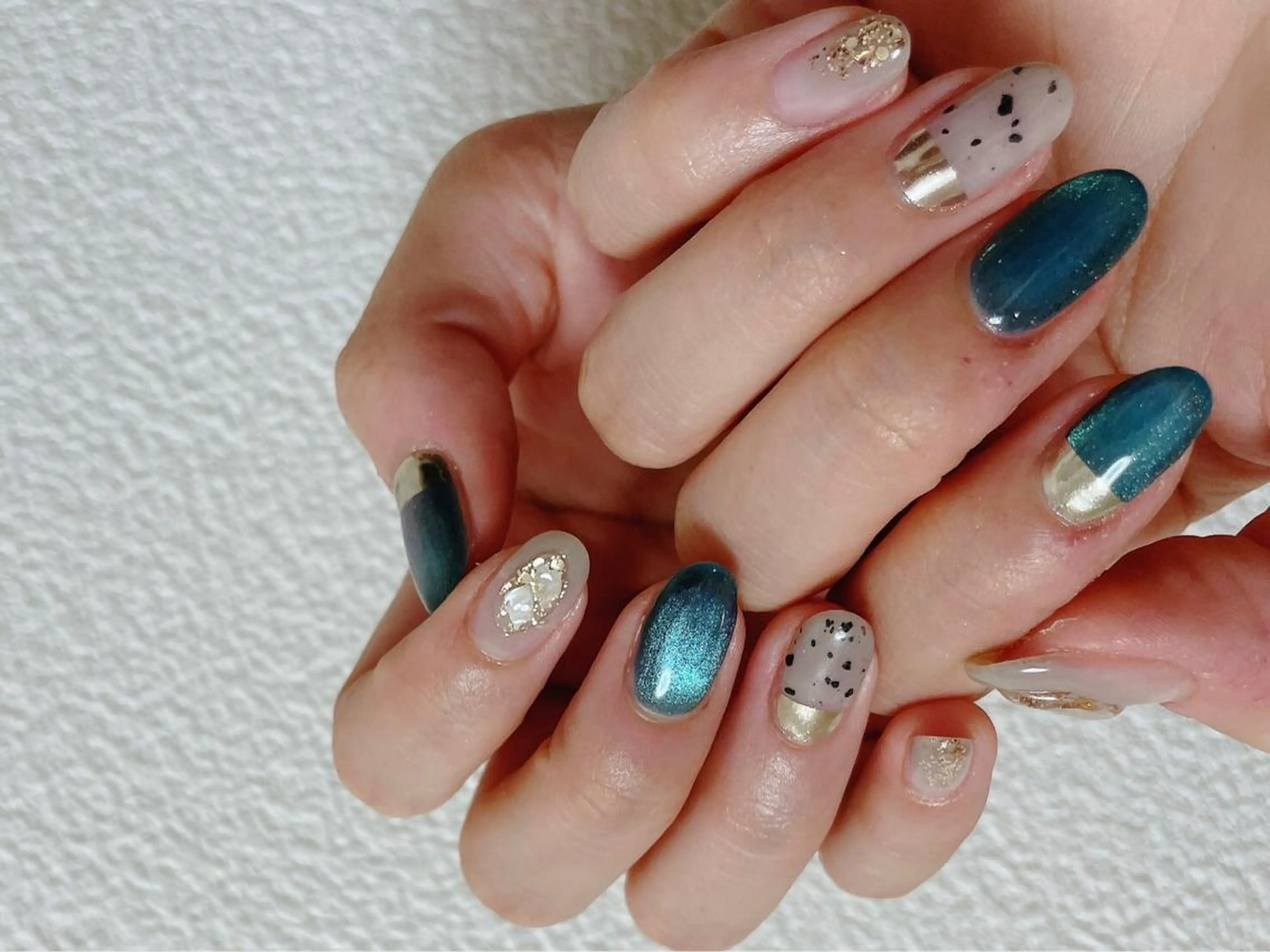 ネイル オーロラネイル フラワーネイル フットネイル フレンチネイル ジェルネイル ハンドネイル kikinail 溝の口のネイルデザイン