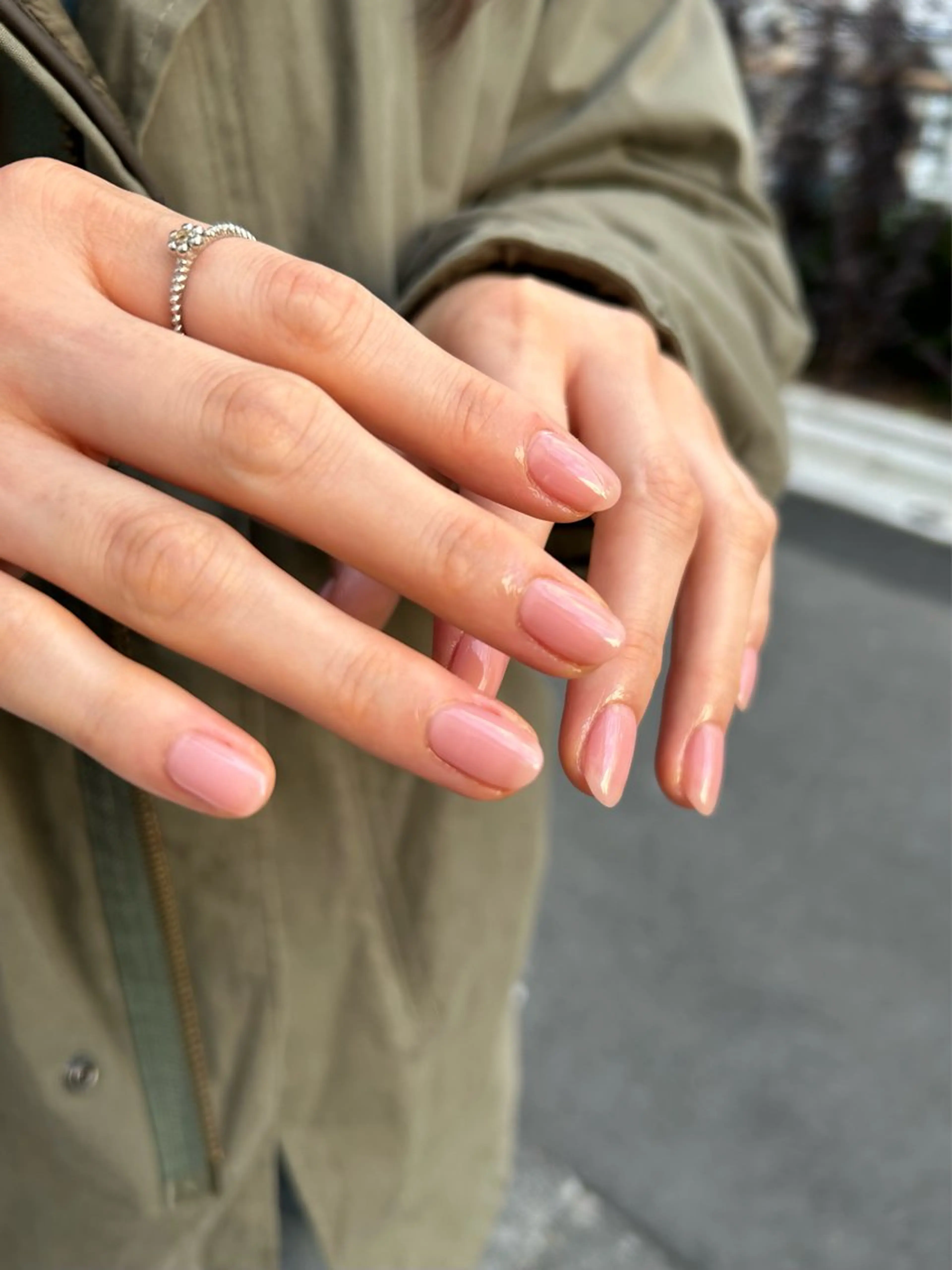 ネイル ワンカラーネイル Yumi シンプルネイルのネイルデザイン