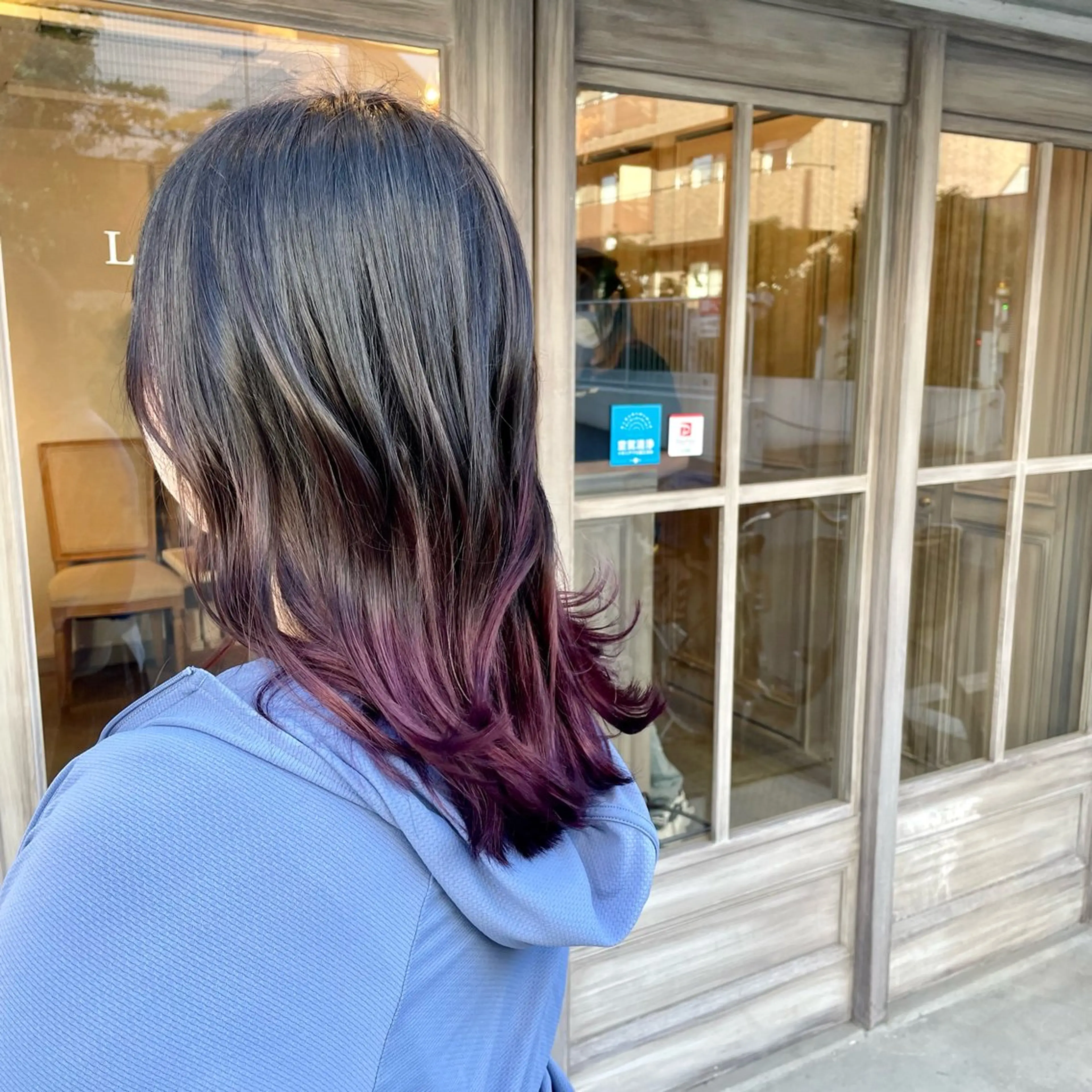 セミロング カラー カット ヘアカラー 【脱白髪染め】【髪質 改善】仲井槙一のヘアスタイル