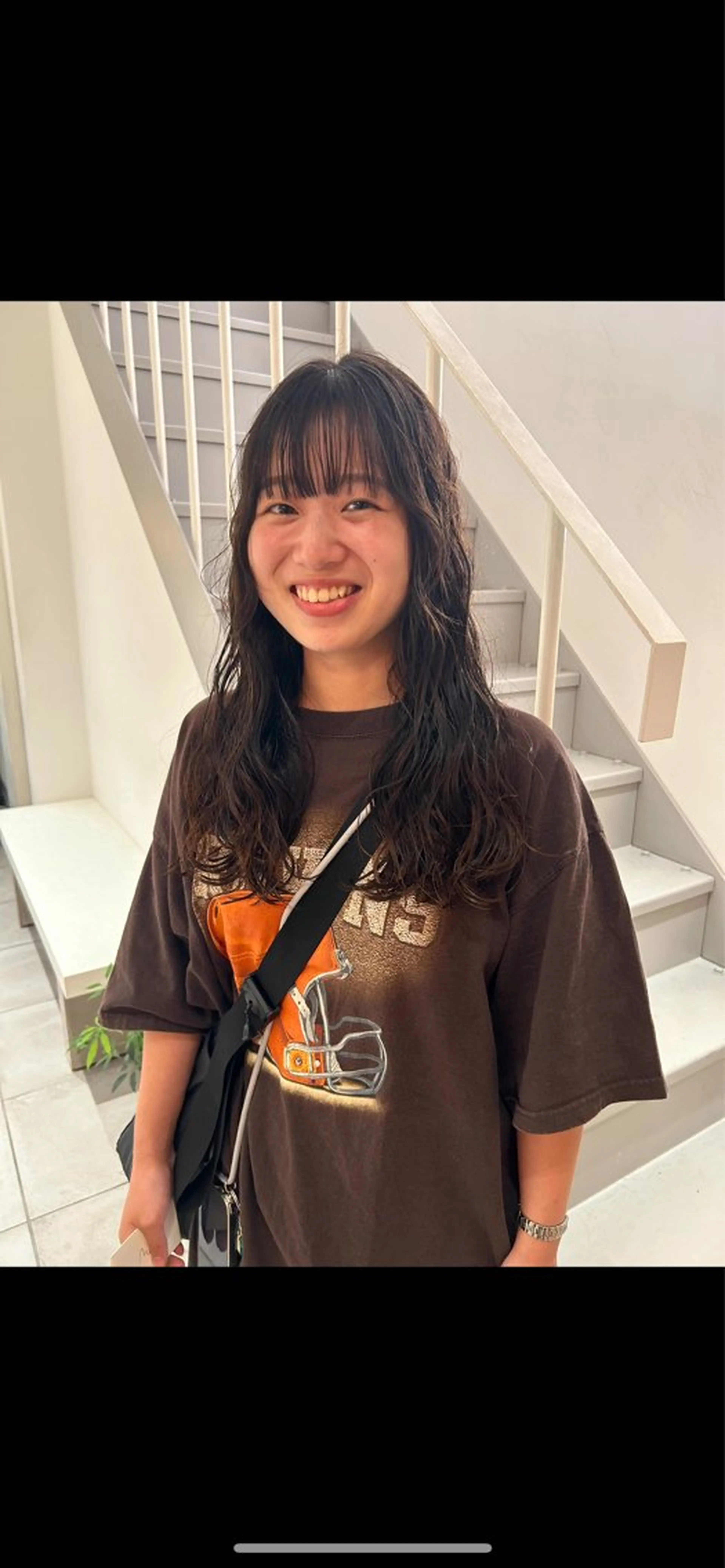 ロング パーマ hanabi /melt西梅田のヘアスタイル