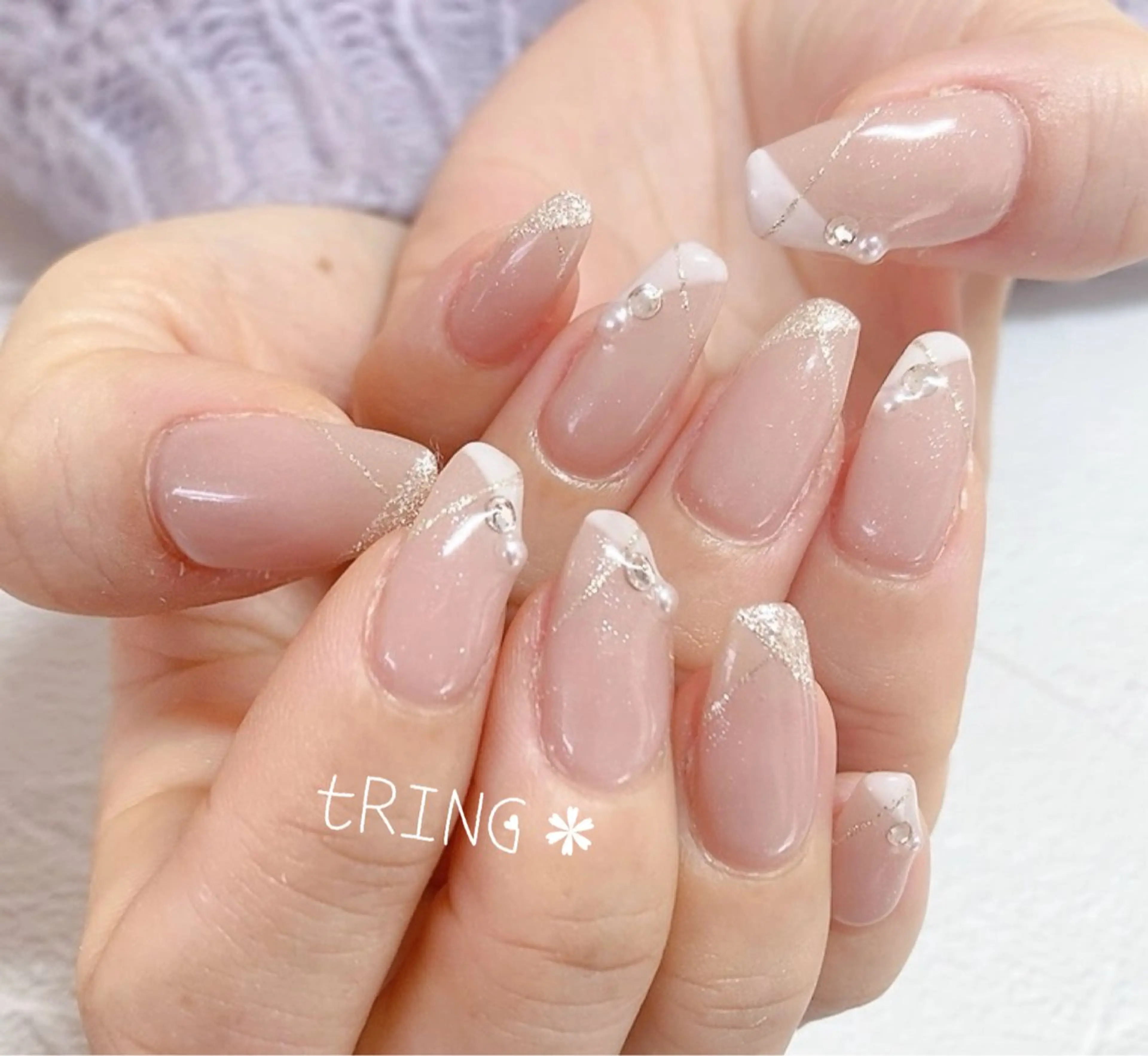 ネイル ハンドネイル tRING＊ しいの木台のネイルデザイン