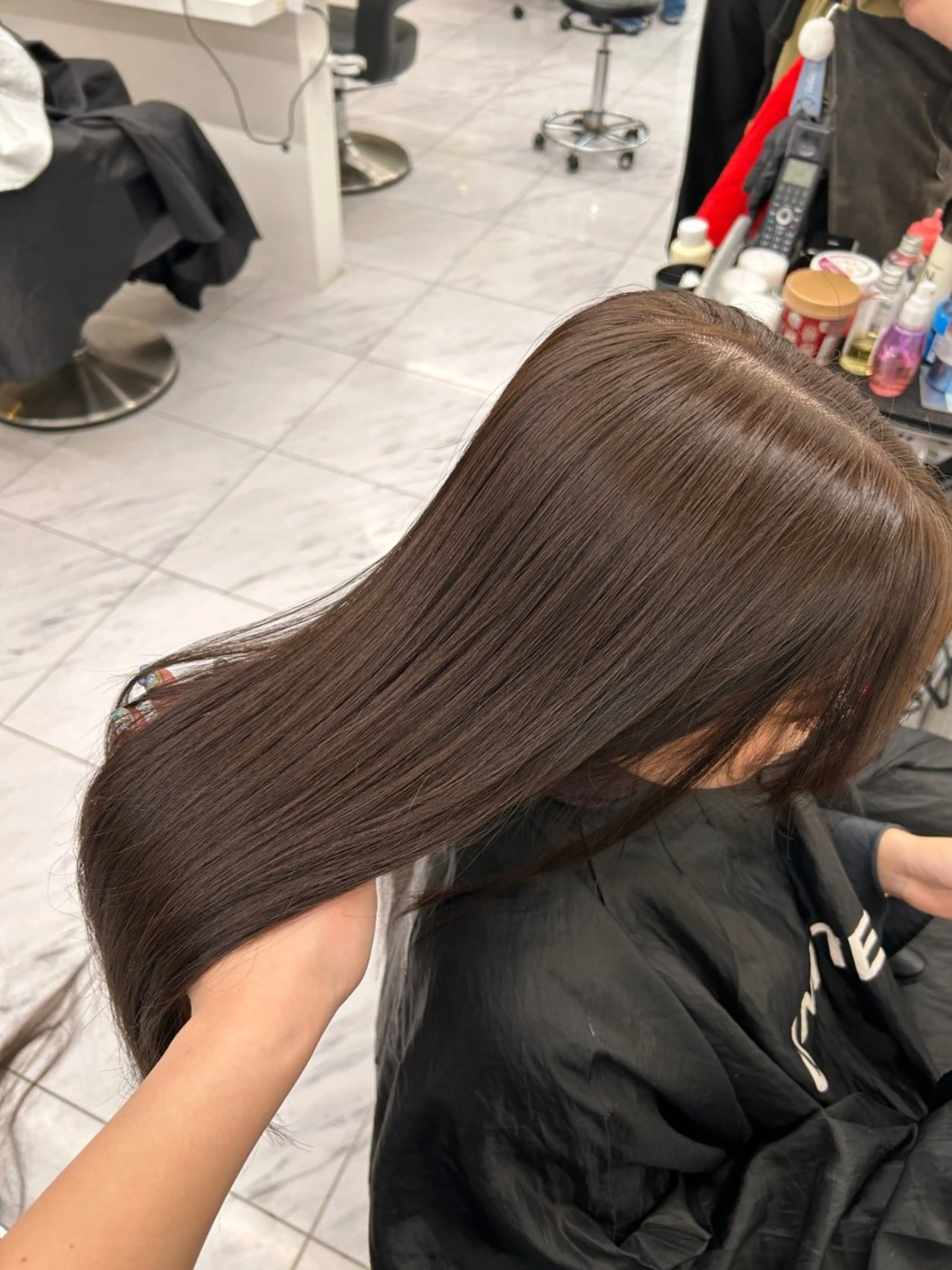 カラー パーマ ヘアアレンジ メンズ 🥯縮毛/レイヤー/ ベージュヘア🥯のヘアスタイル