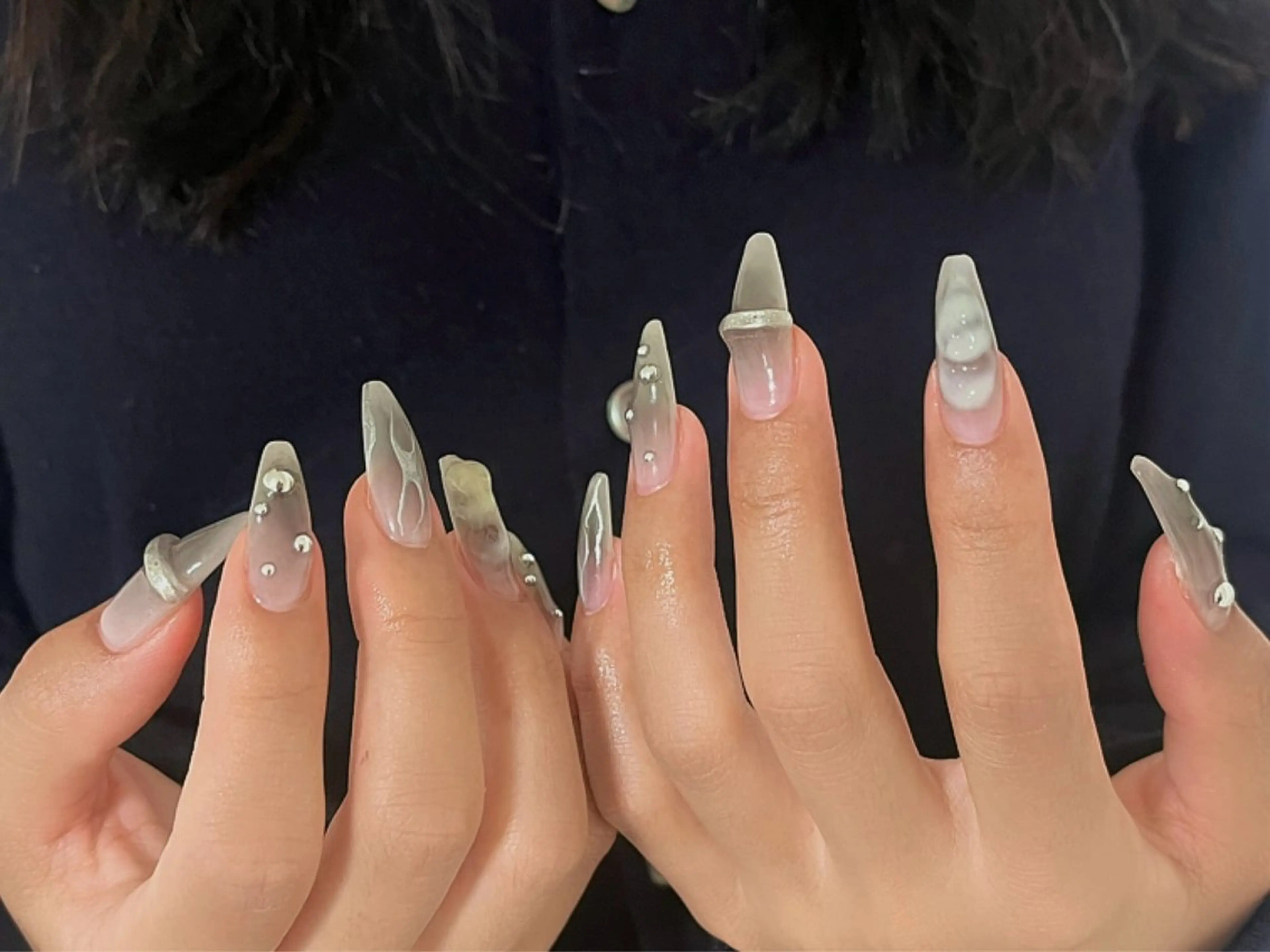 ネイル ハンドネイル 【Zina京都駅前】 きぬがわ らむのネイルデザイン