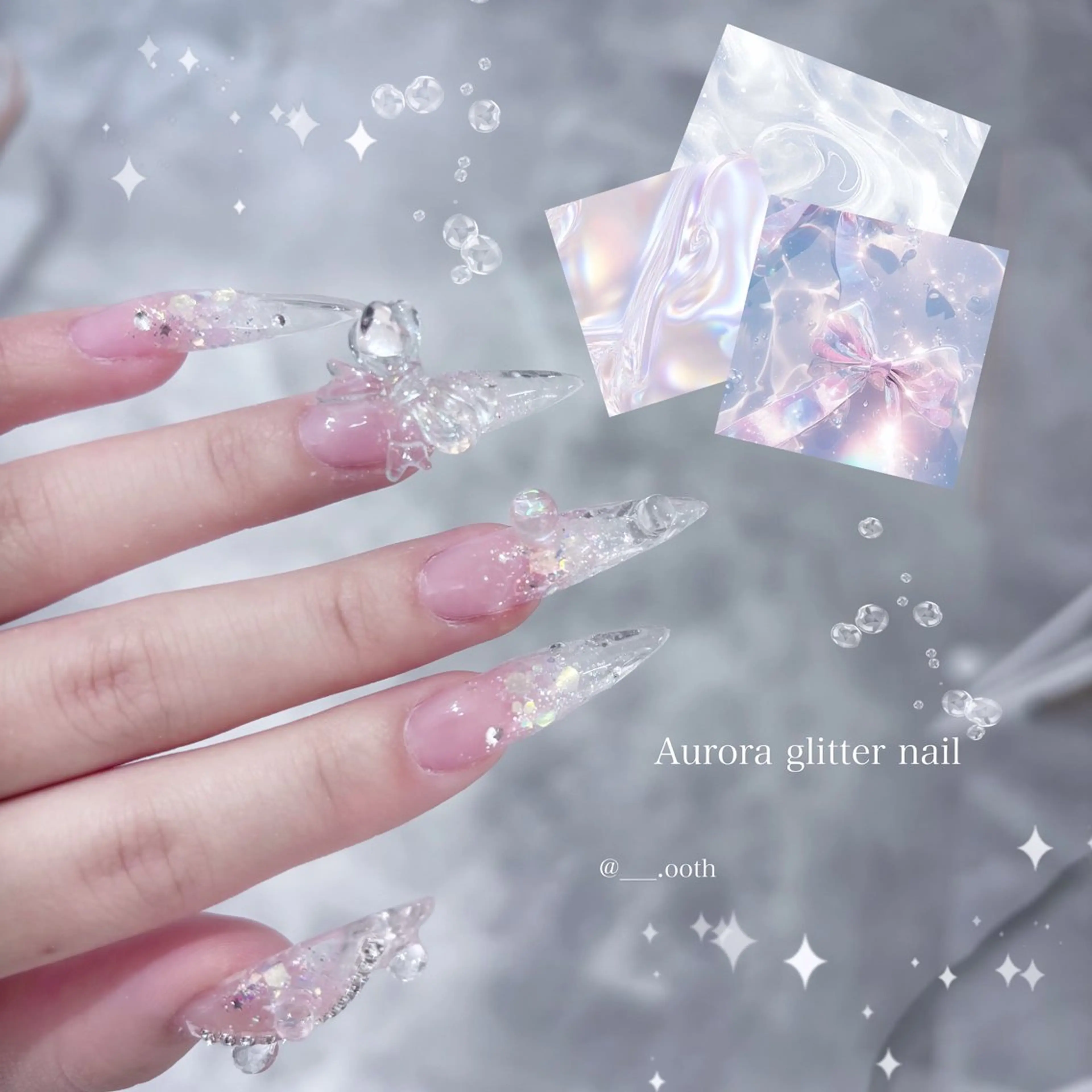 ネイル クリアネイル ハンドネイル ému .Otohaのネイルデザイン