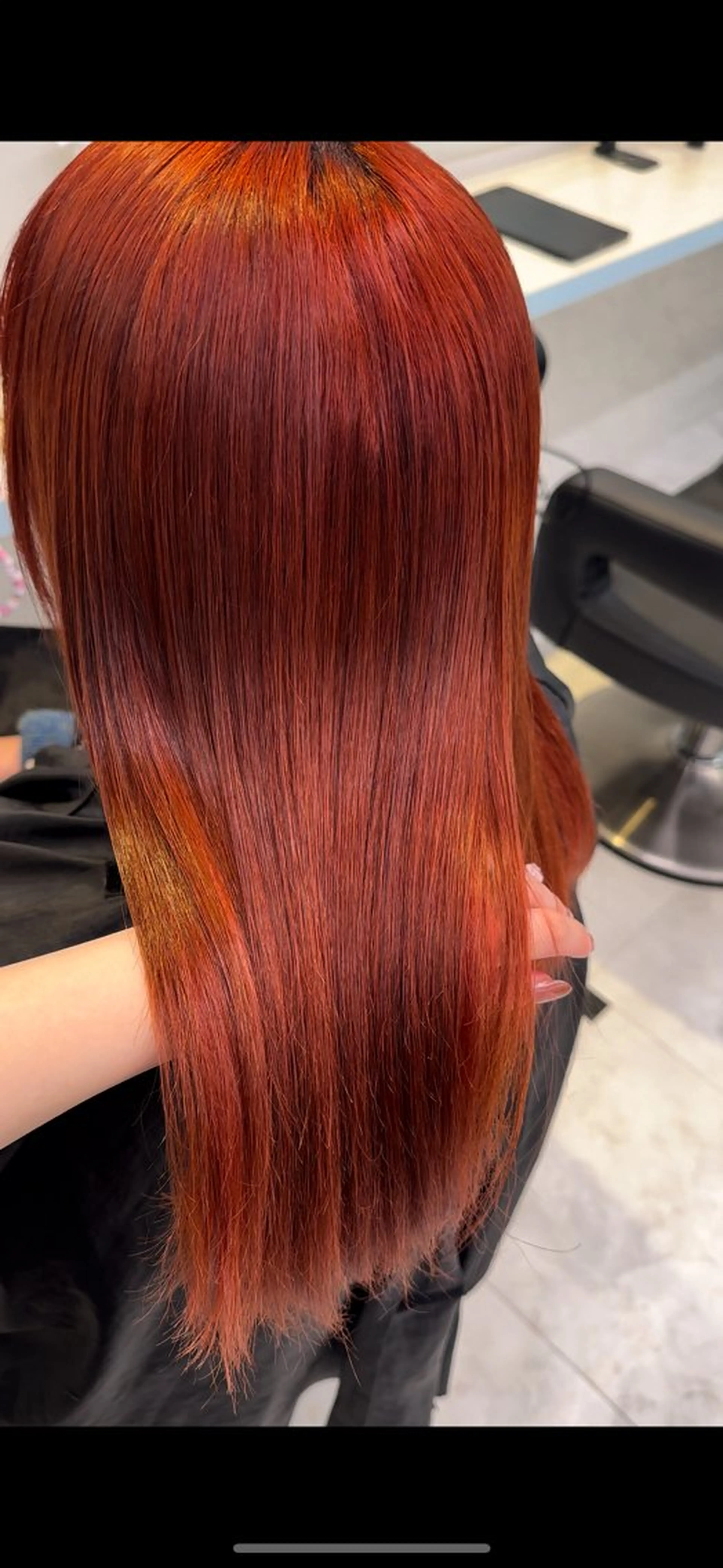 ロング カラー ヘアカラー ♥️暖色カラ ー♥️由夏のヘアスタイル