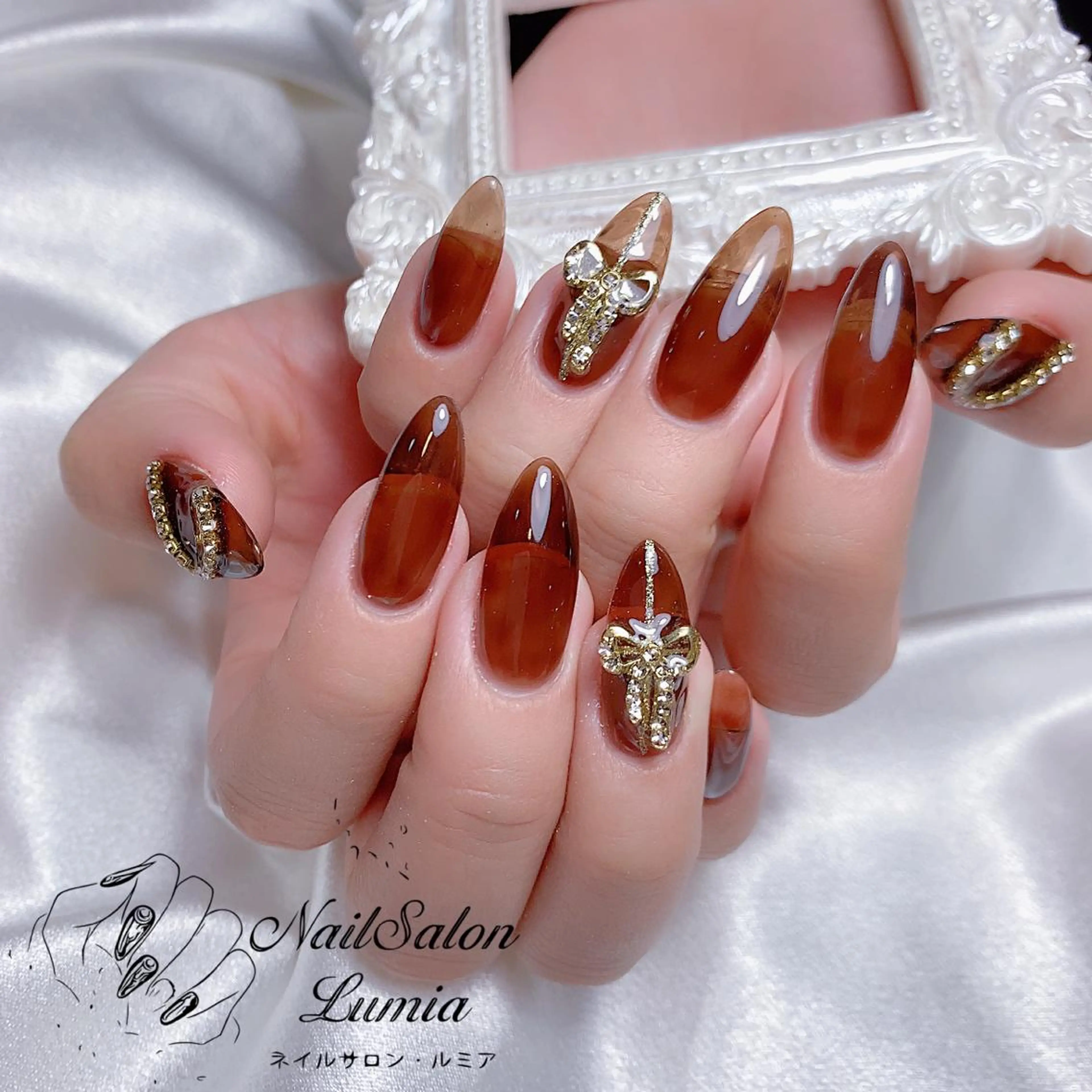 ネイル ハンドネイル ネイルサロン ルミア Lumia 店長のネイルデザイン