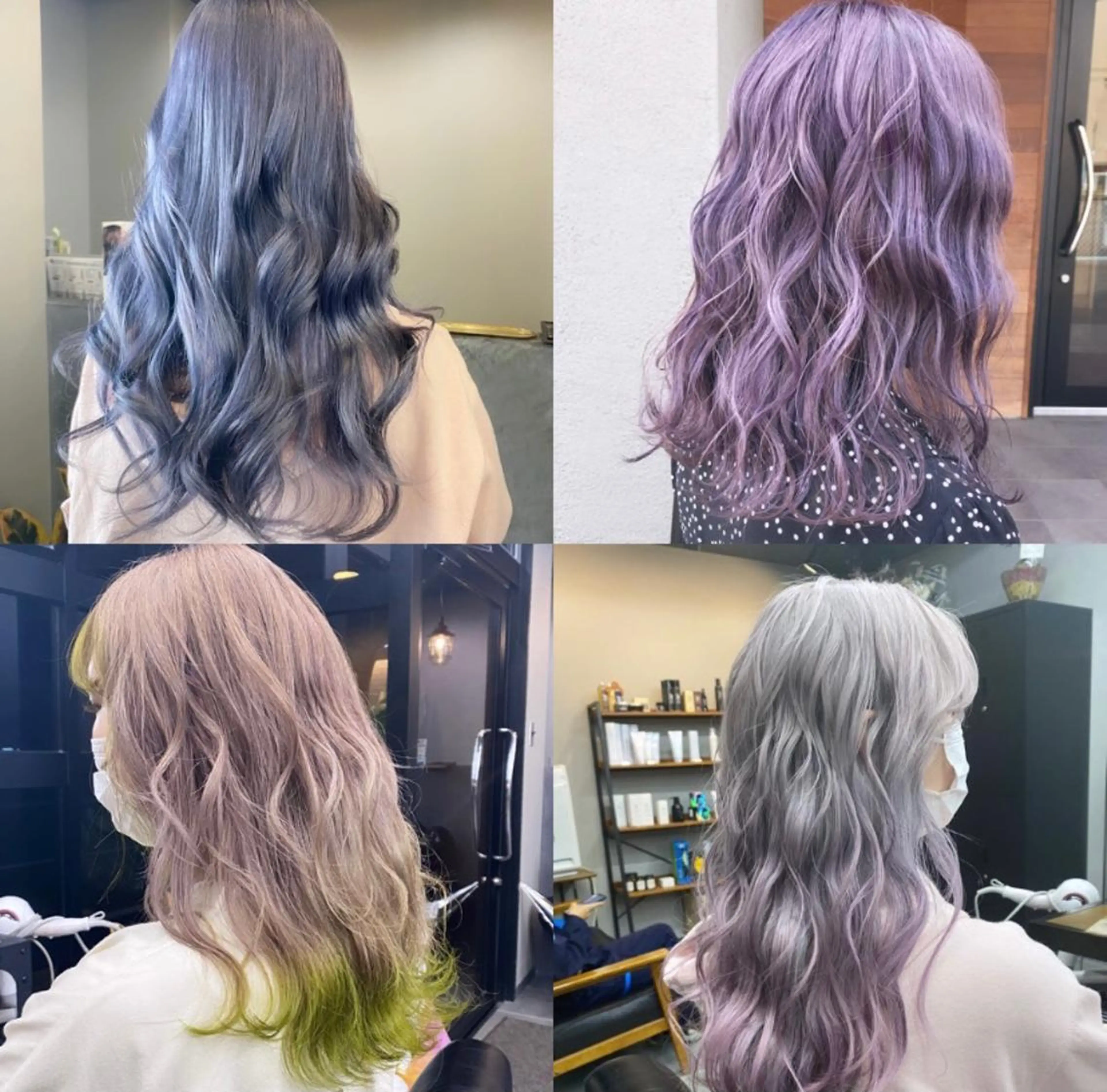 ロング maco 艶感ハイトーン🦋のヘアスタイル