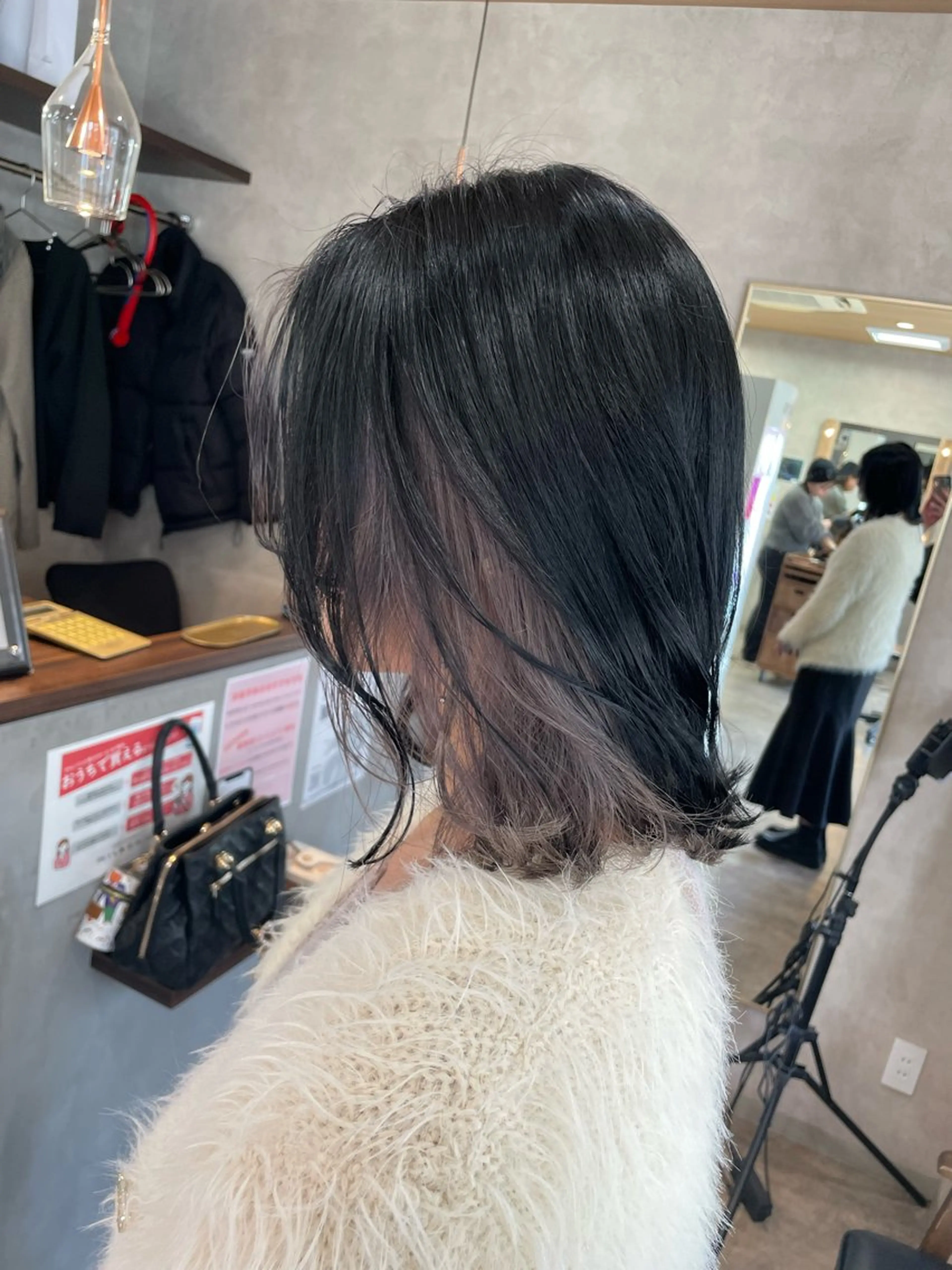 ミディアム カラー インナーカラー カット ヘアカラー RIENS aura / ayu ♡のヘアスタイル