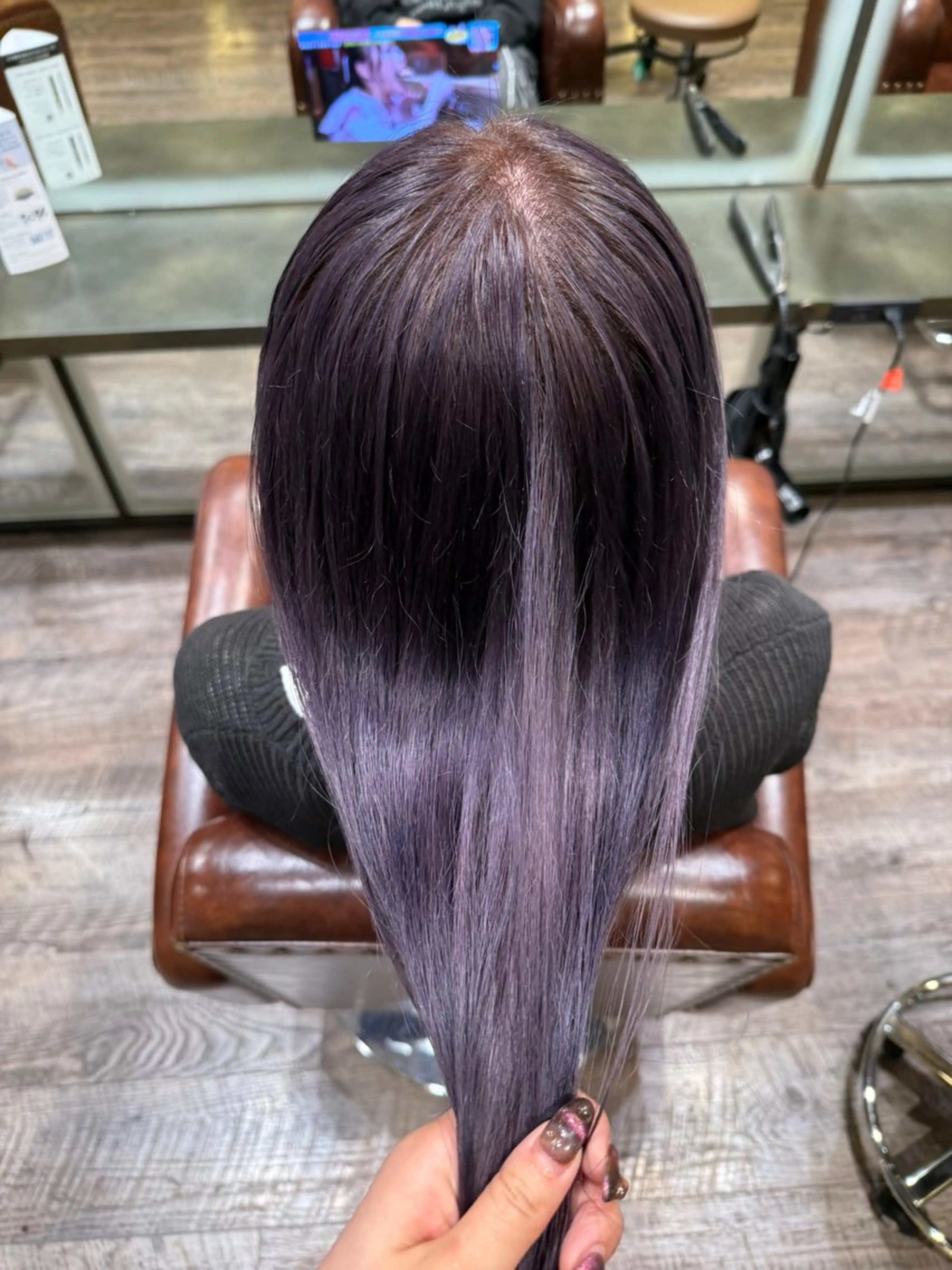 ロング カラー ベージュカラー ラベンダーカラー ピンクカラー elto烏丸/ リクエスト下さいのヘアスタイル