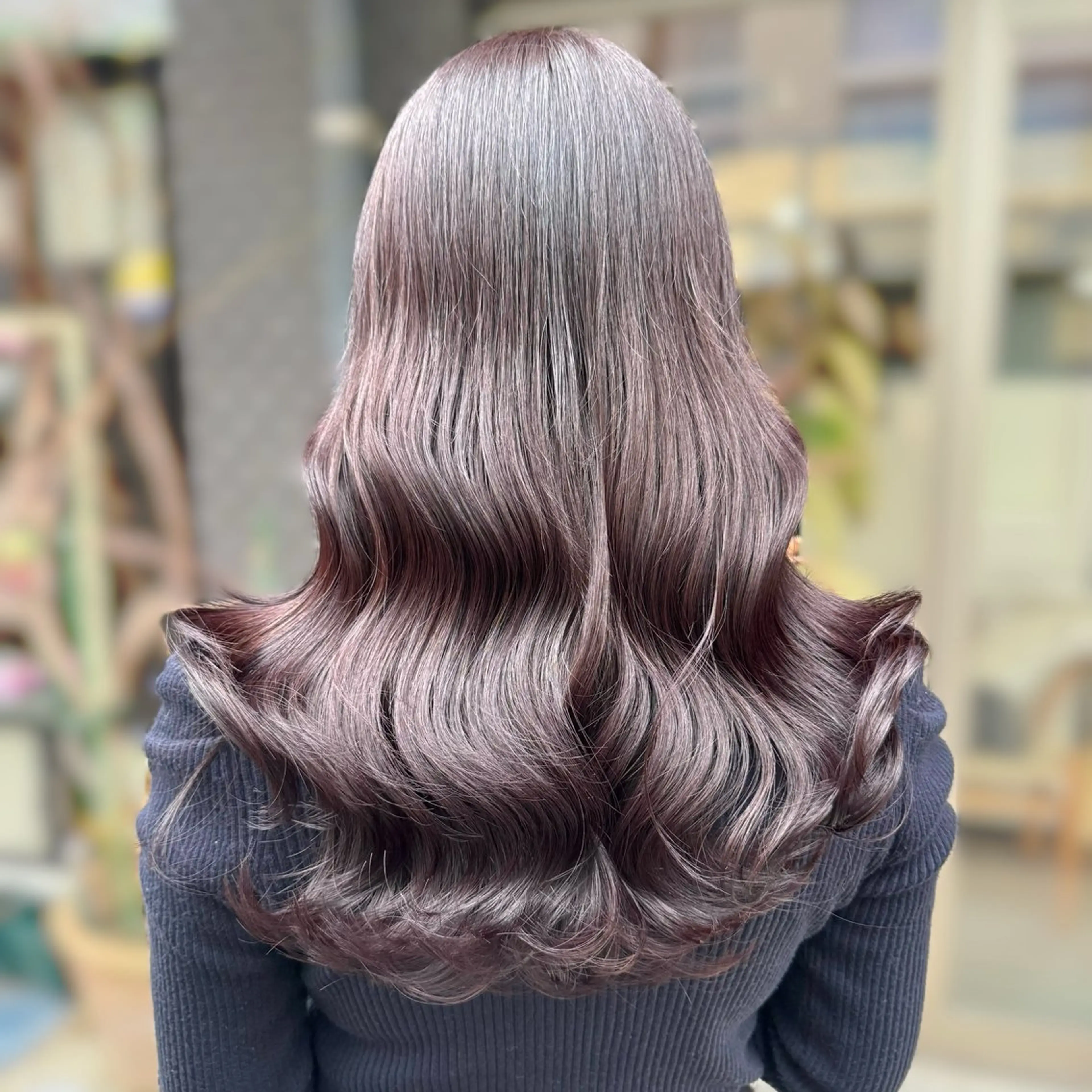 ロング カラー カット ヘアカラー トリートメント ブリーチなしカラー kana🐱のヘアスタイル