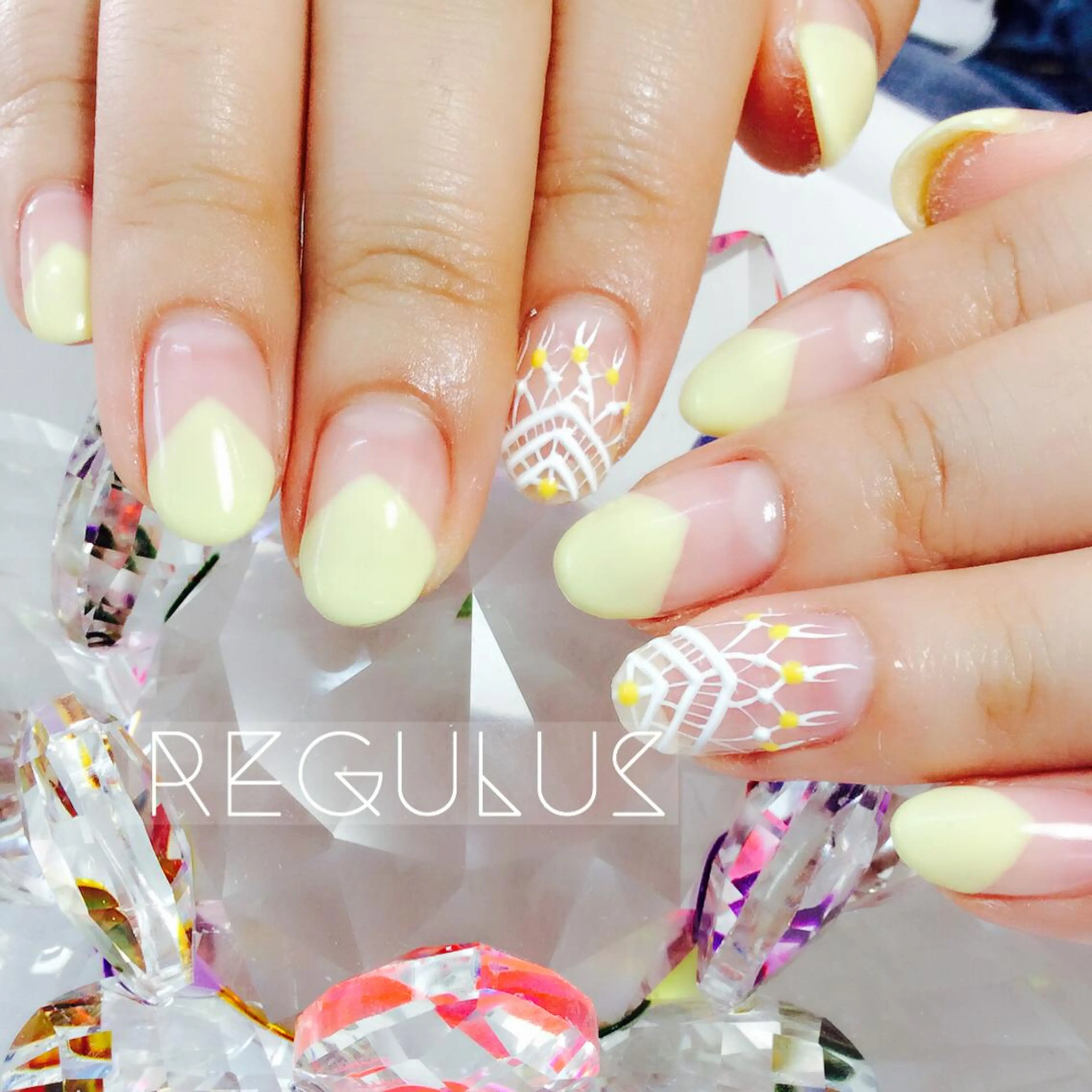 ネイル アートネイル フレンチネイル グラデーション Regulus 西川のネイルデザイン