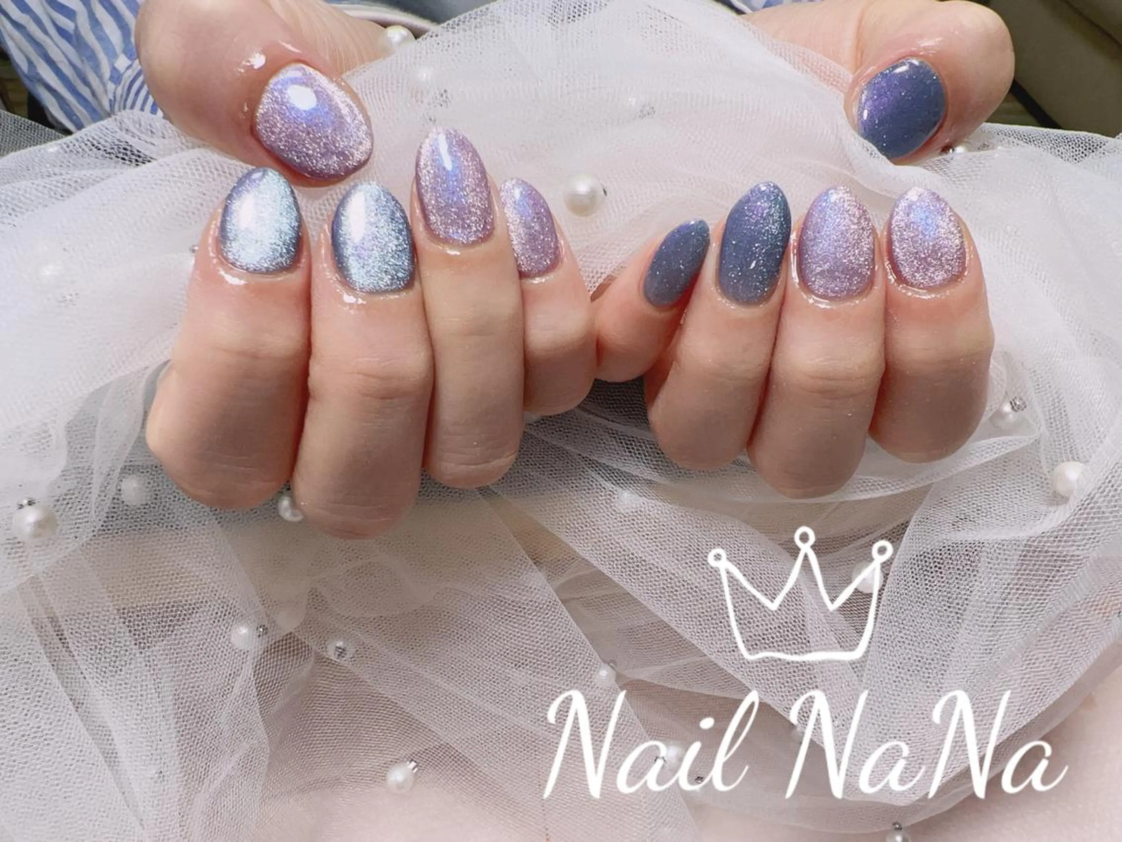 ミディアム カラー ネイル ハンドネイル Nail NaNaのネイルデザイン