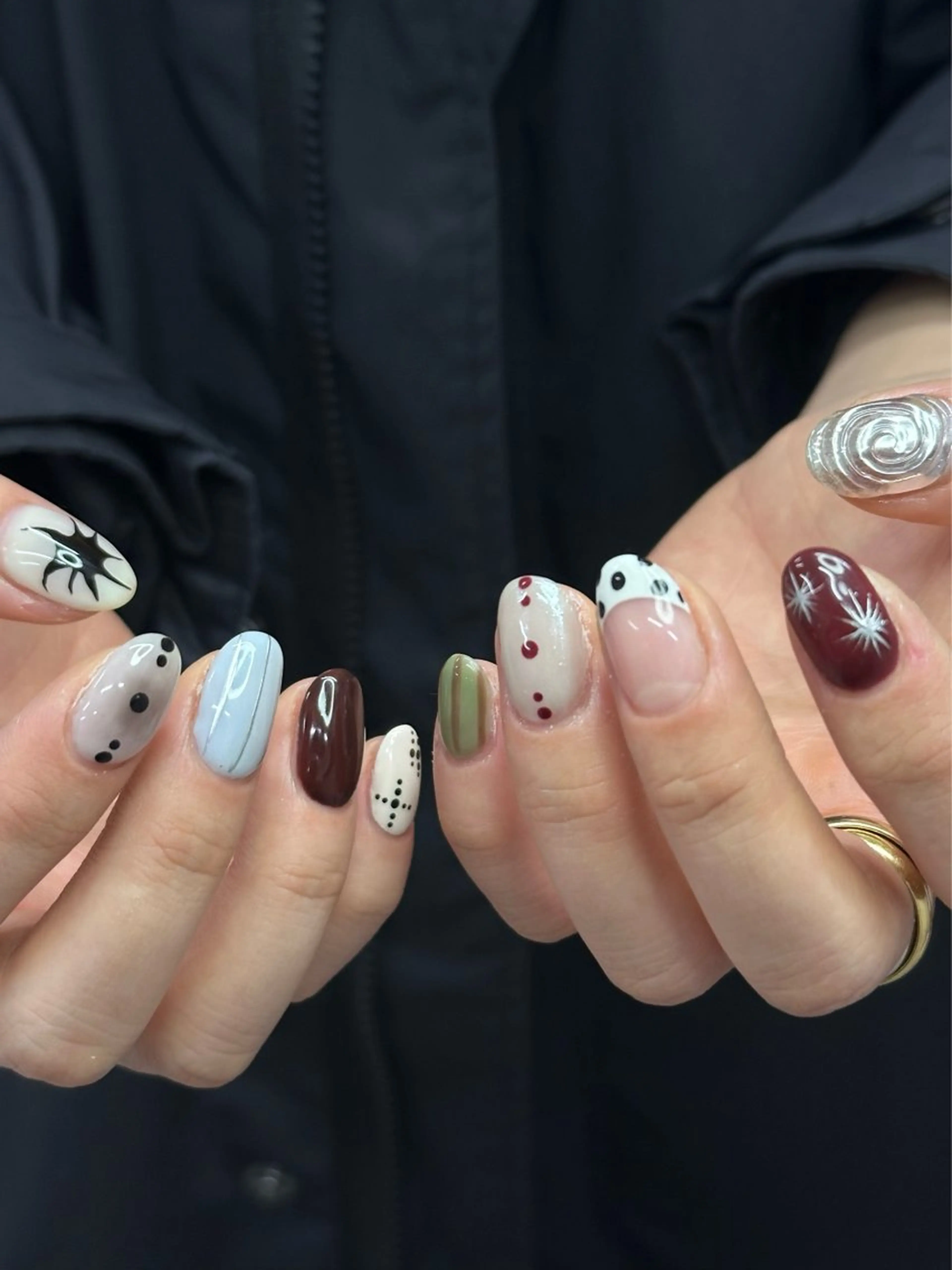 ネイル ハンドネイル フットネイル YukaRyu /癖デザインのネイルデザイン