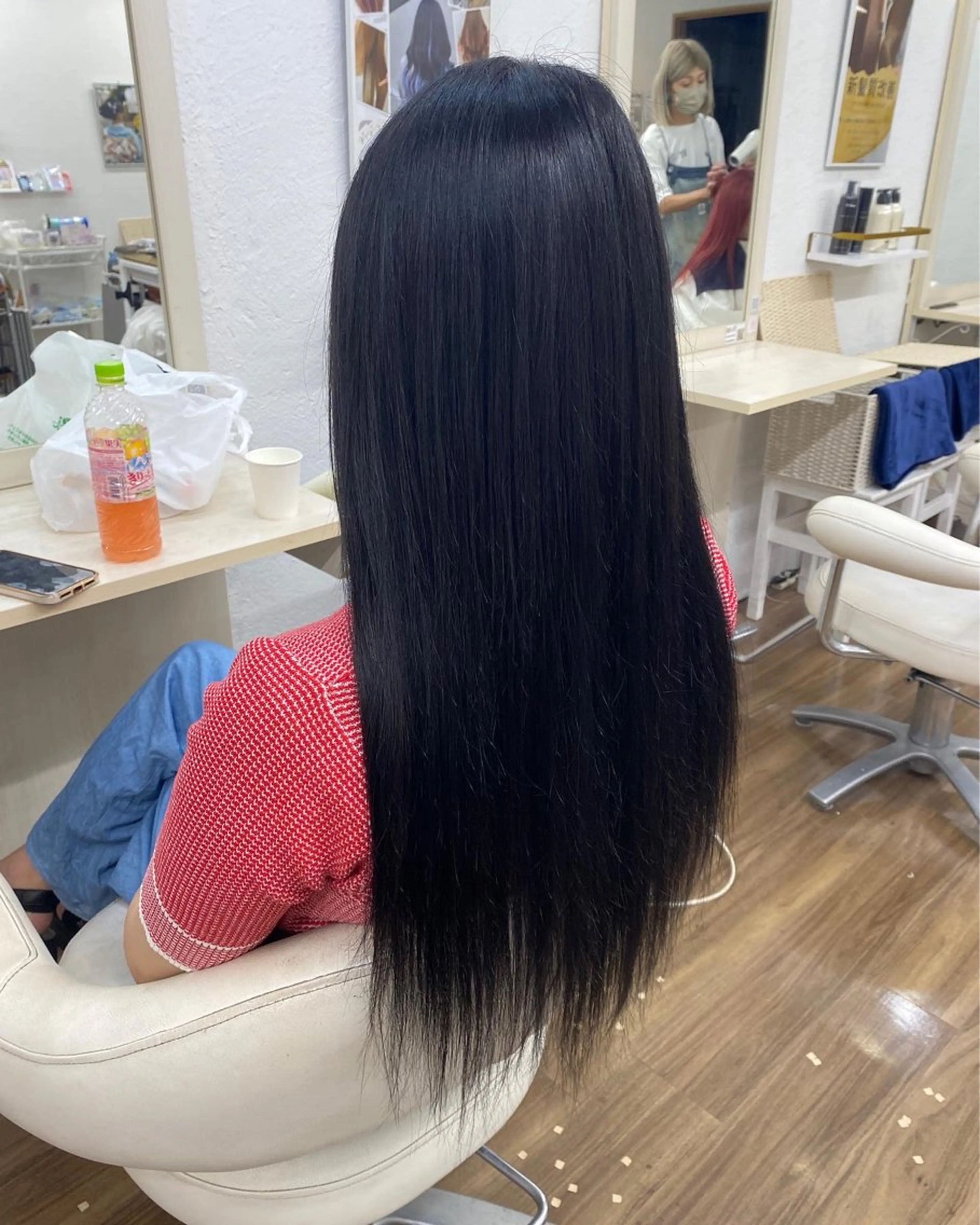 ショート カラー エクステ ヘアカラー トリートメント エクステ GLOSS 心斎橋 山上のヘアスタイル