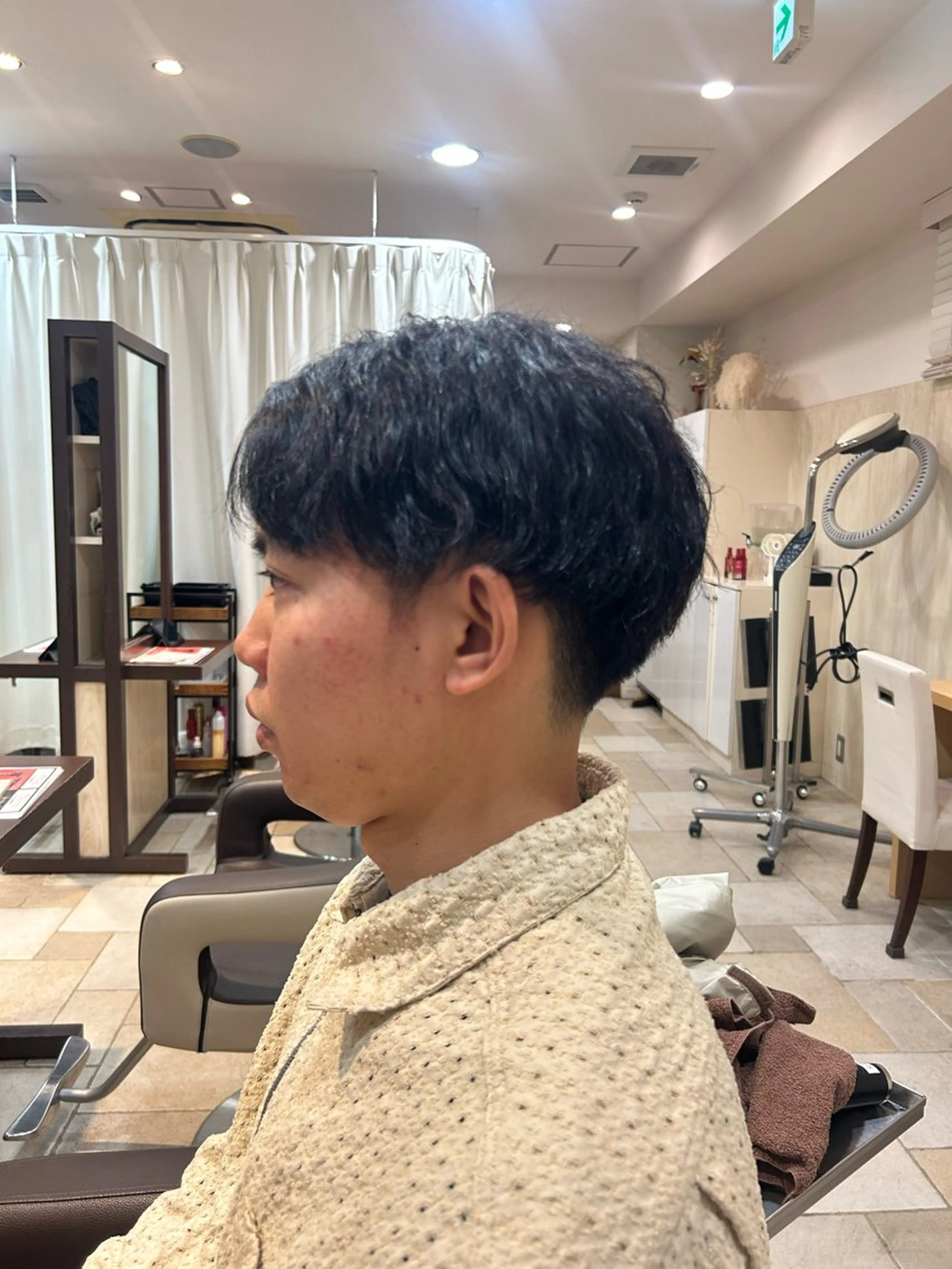 メンズ カット パーマ 脇野 真琴のヘアスタイル