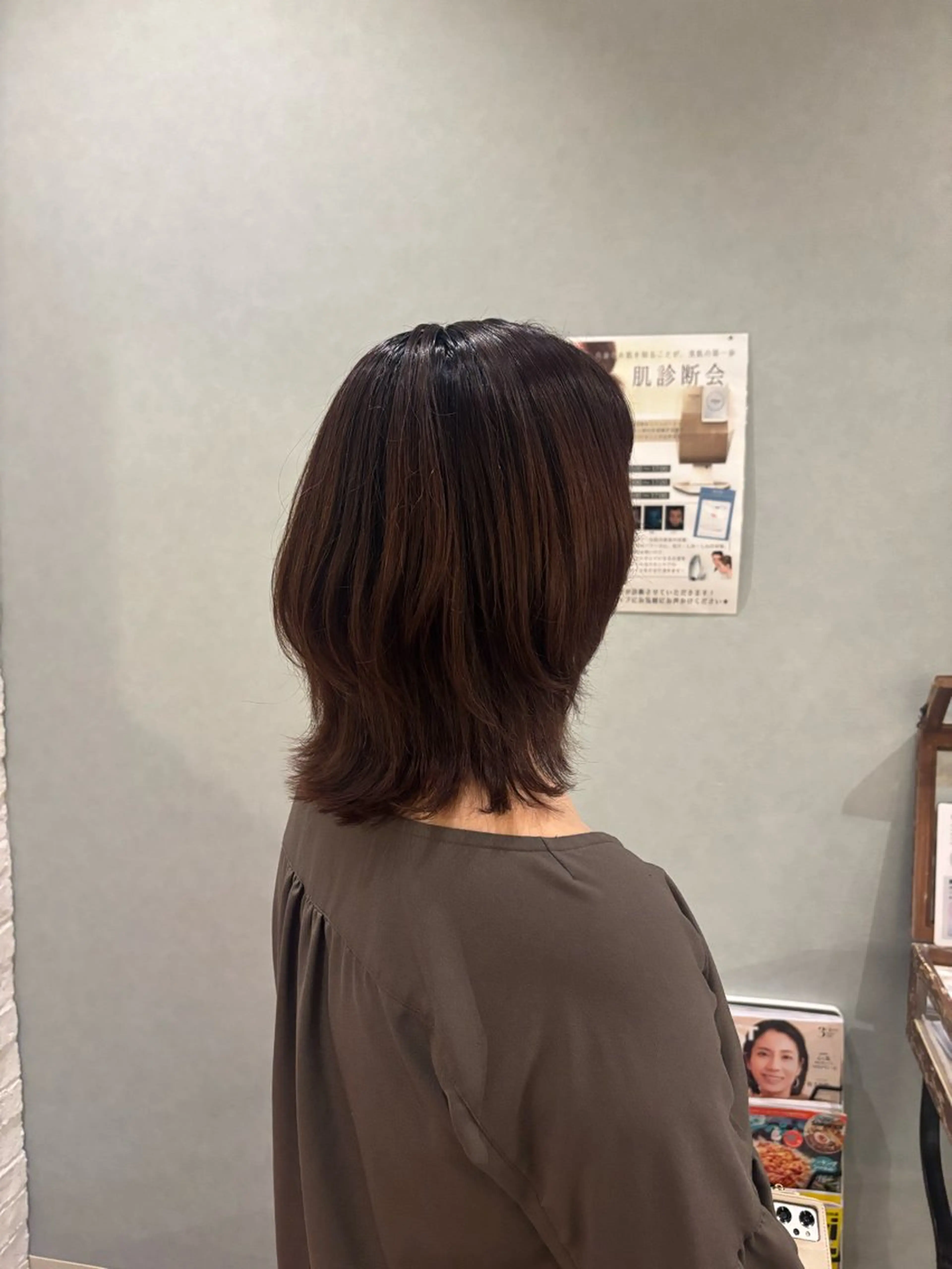 ミディアム RUDDER 中山のヘアスタイル