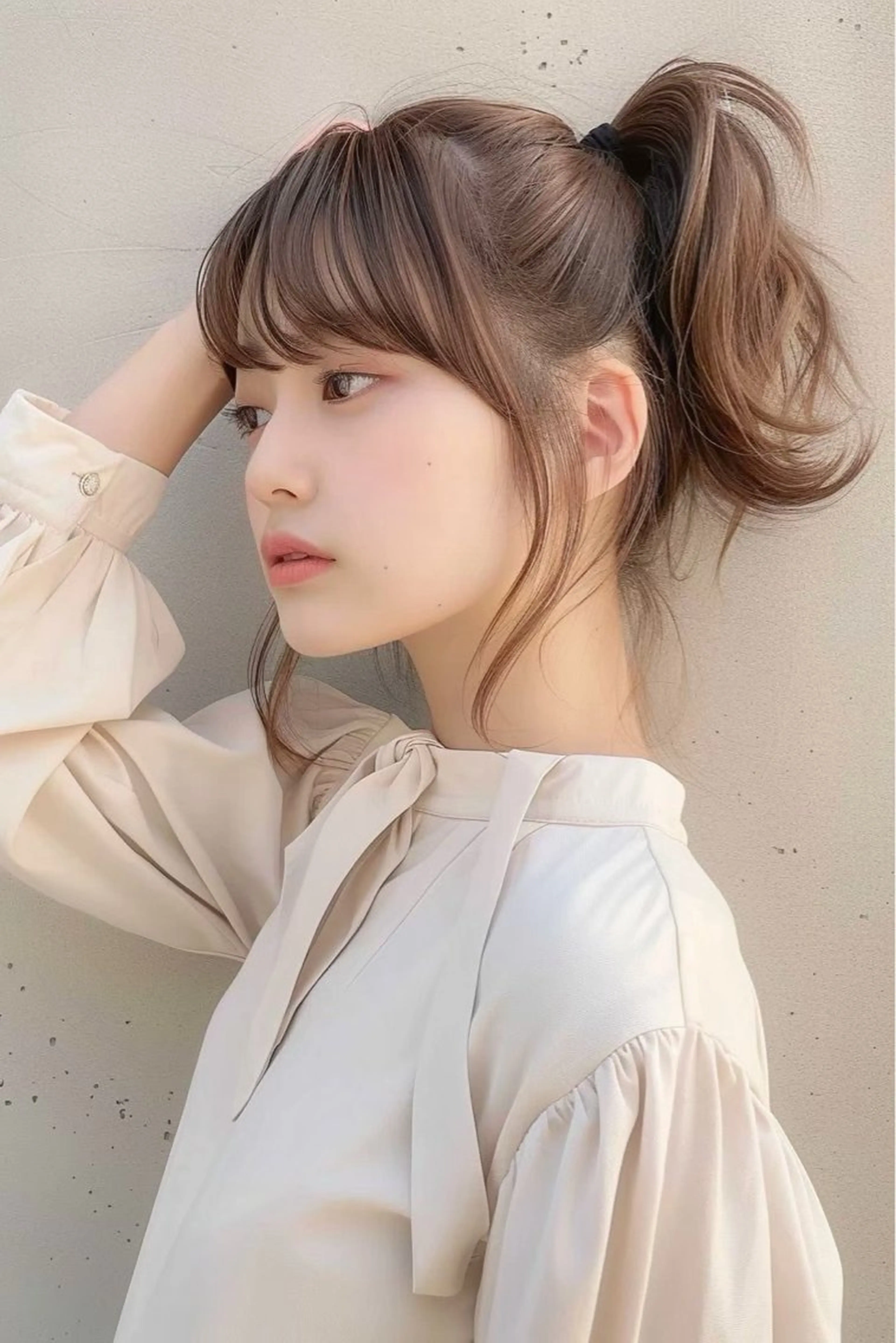 ミディアム カラー カット ヘアカラー トリートメント 4月限定/ カラー特化/YUTOのヘアスタイル