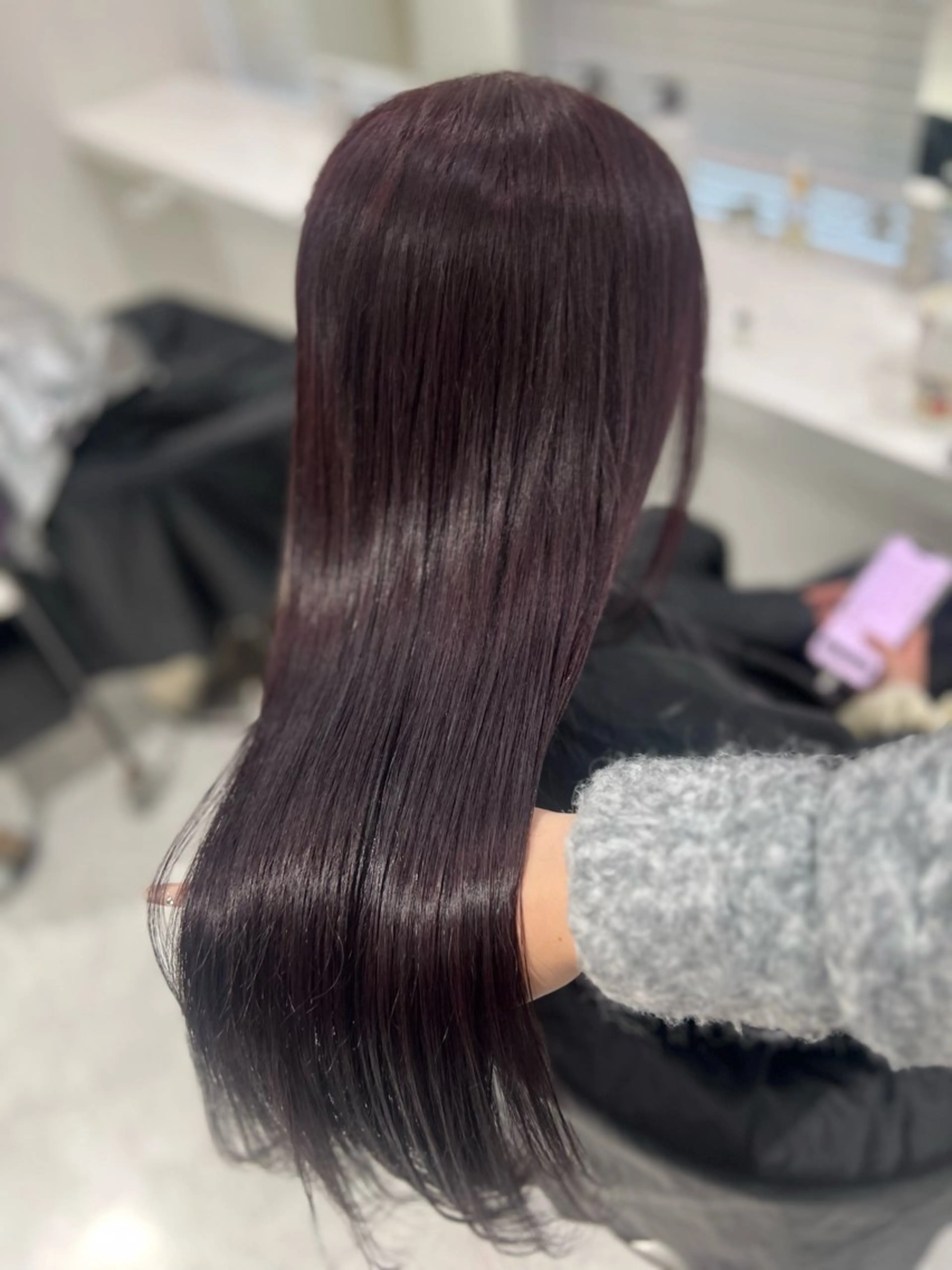 ロング カラー ラベンダーカラー トリートメント ヘアカラー トリートメント ブリーチなし特化 美容師💖SAE💖のヘアスタイル