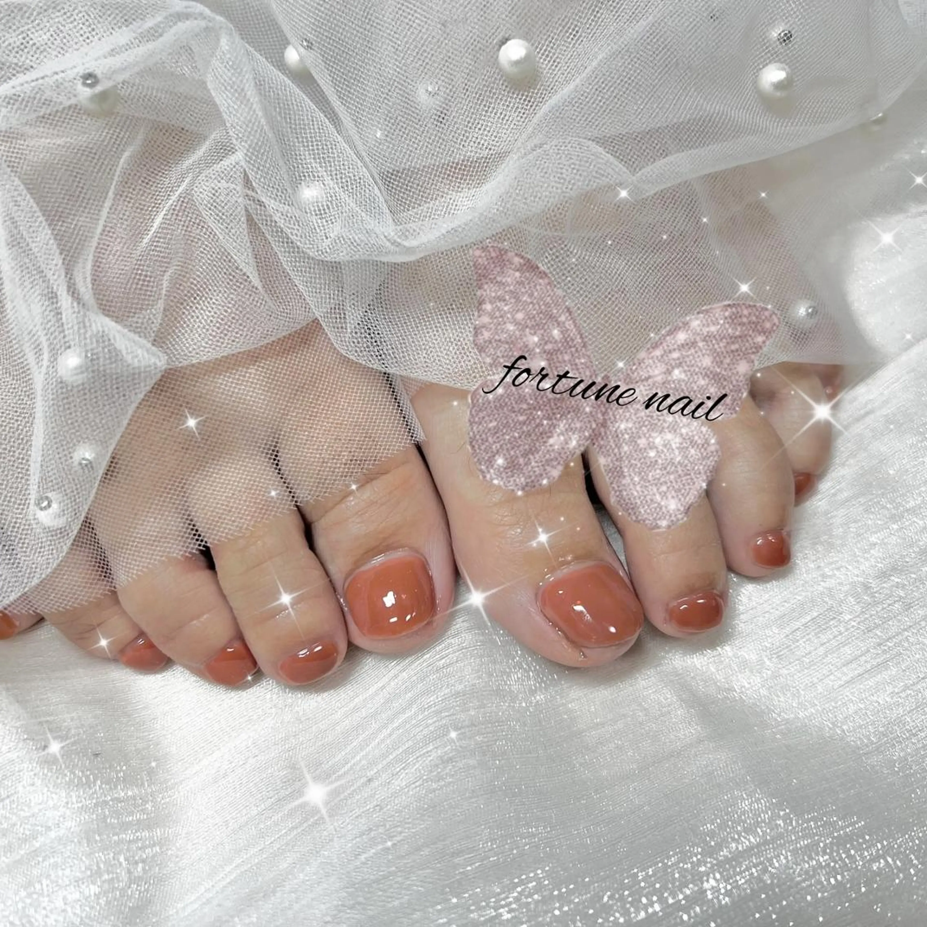 ネイル ワンカラーネイル フットネイル 💜✩.* Yuuna💜のネイルデザイン