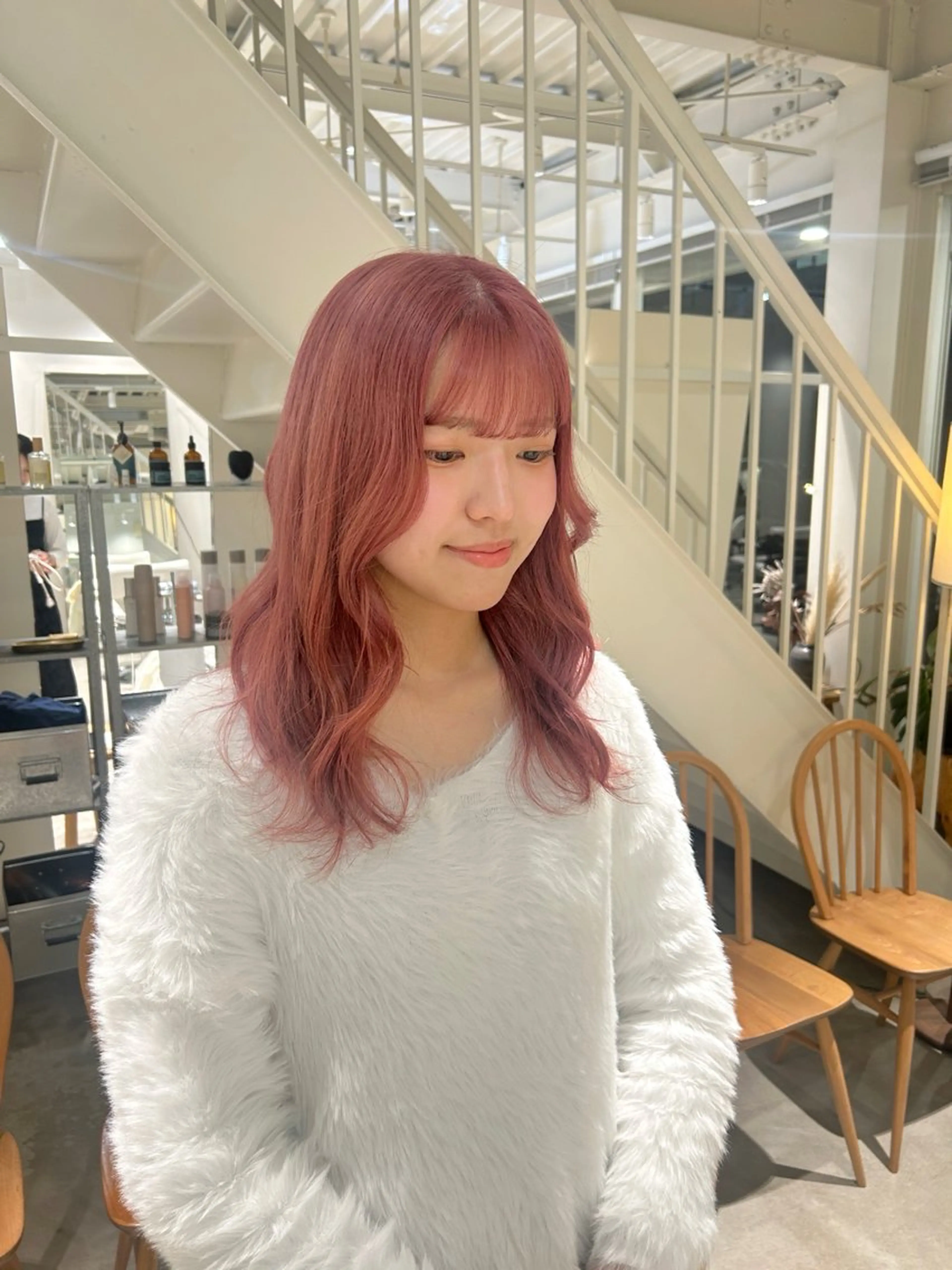 ロング カラー ヘアカラー 篠原 若奈のヘアスタイル