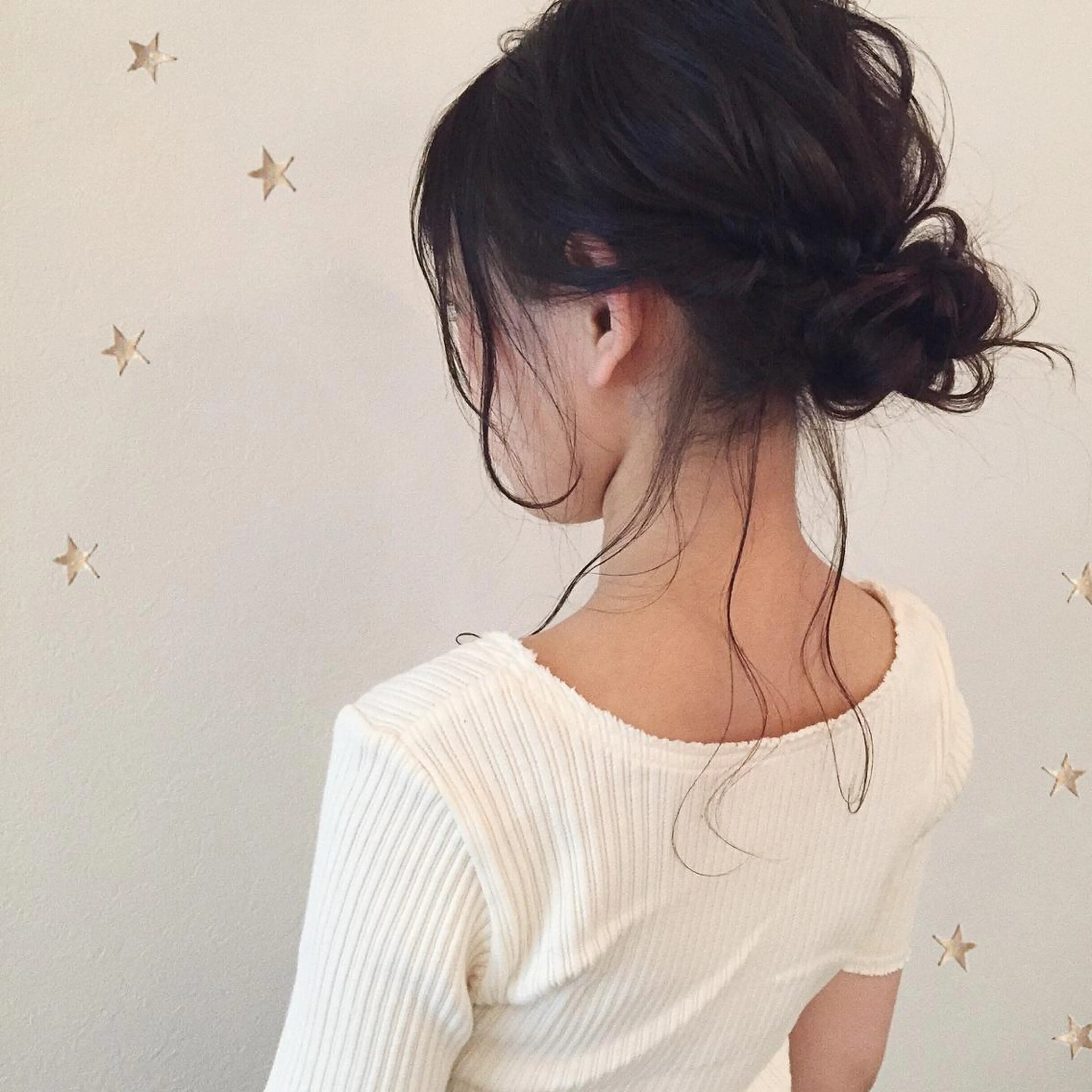 セミロング ヘアアレンジ 市川 千夏のヘアスタイル