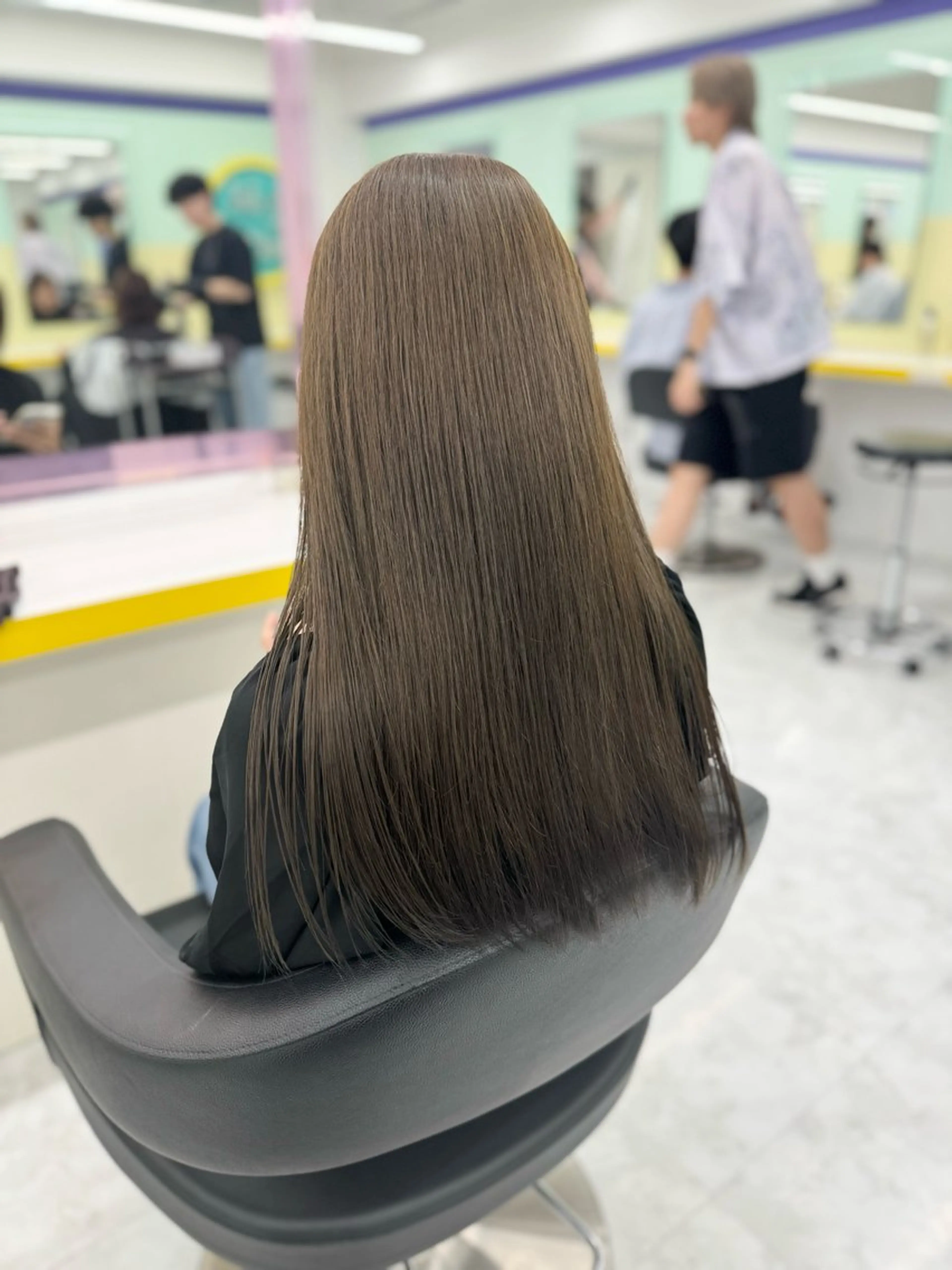 セミロング カラー ヘアアレンジ ヘアカラー トリートメント ヘッドスパ ヘアセット 【透明感×レイヤー】 🍃RIKU🍃のヘアスタイル