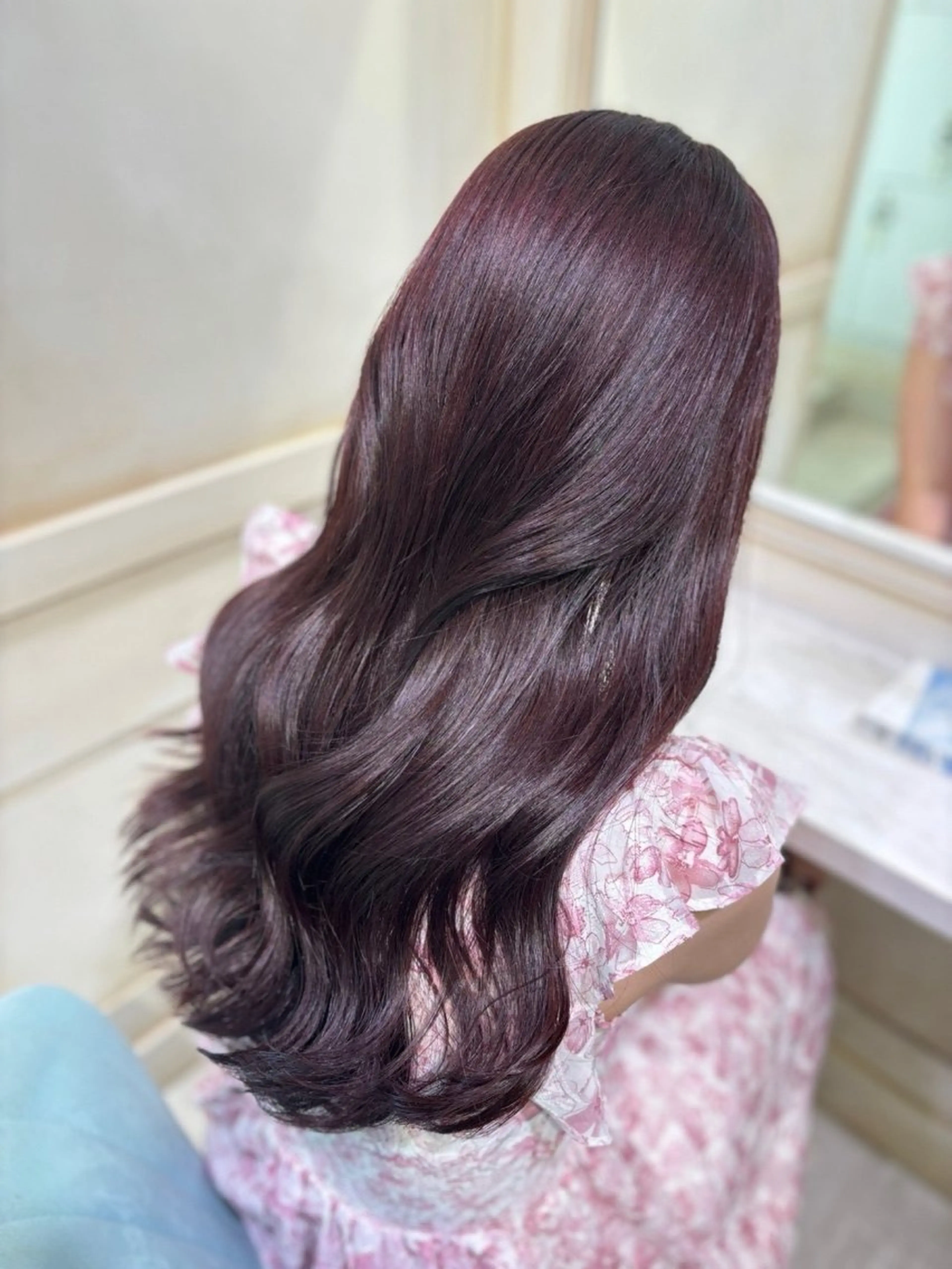 ロング カラー 透明感カラー🎀 みゆうのヘアスタイル