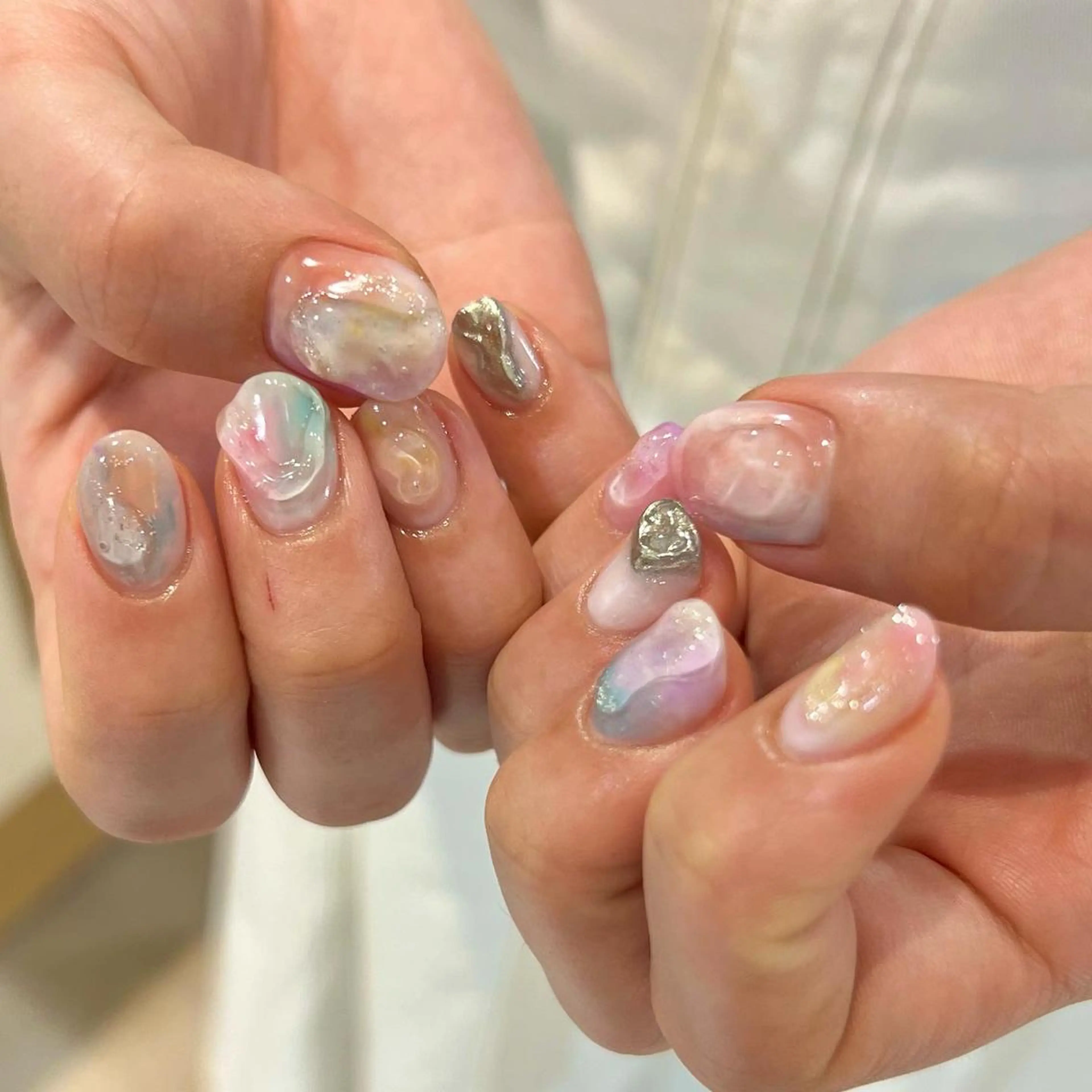 ネイル 氷ネイル・うるうるネイル JurerEye☆ Marikoのネイルデザイン