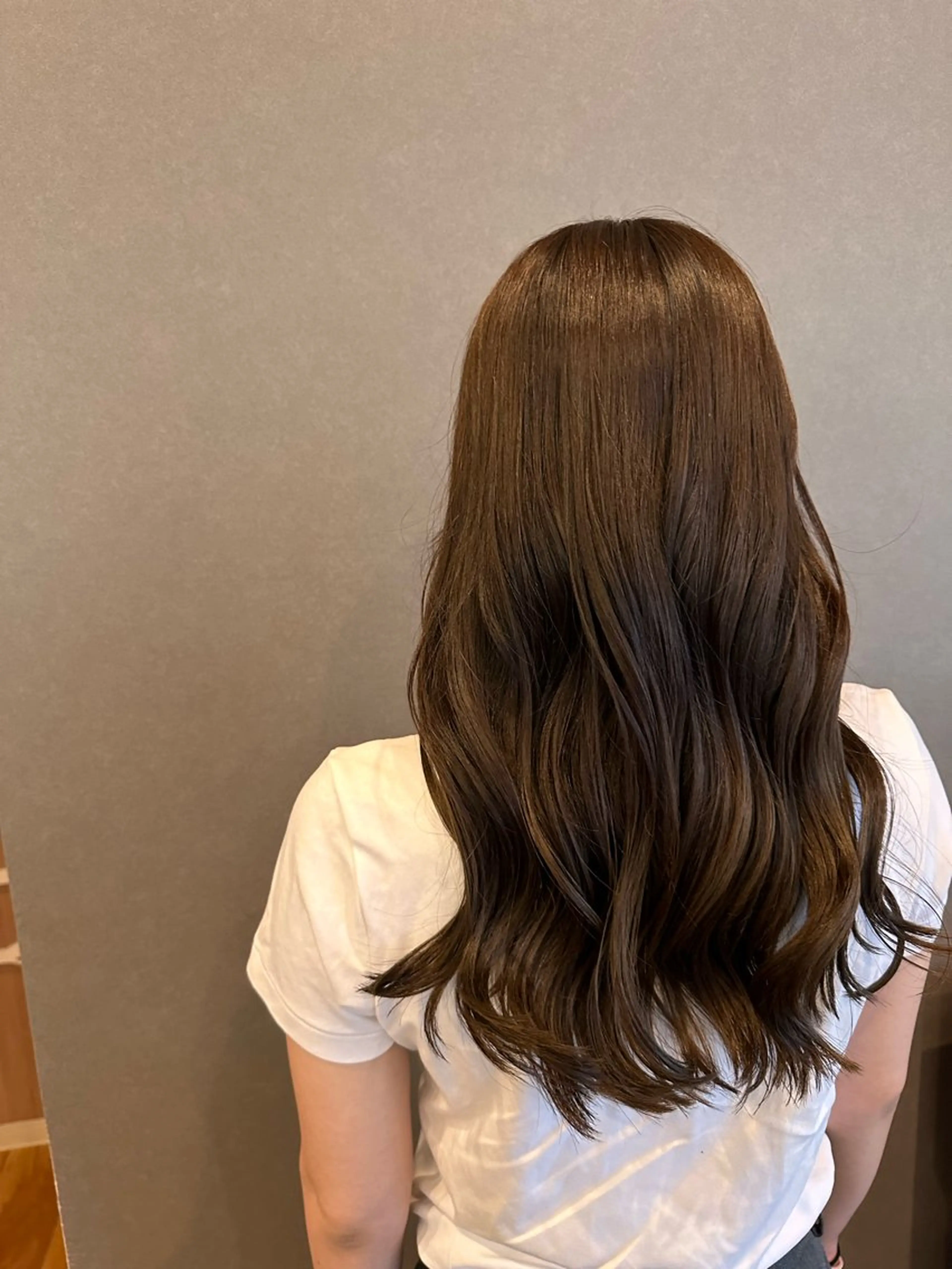 セミロング カラー 筑波 晃太のヘアスタイル