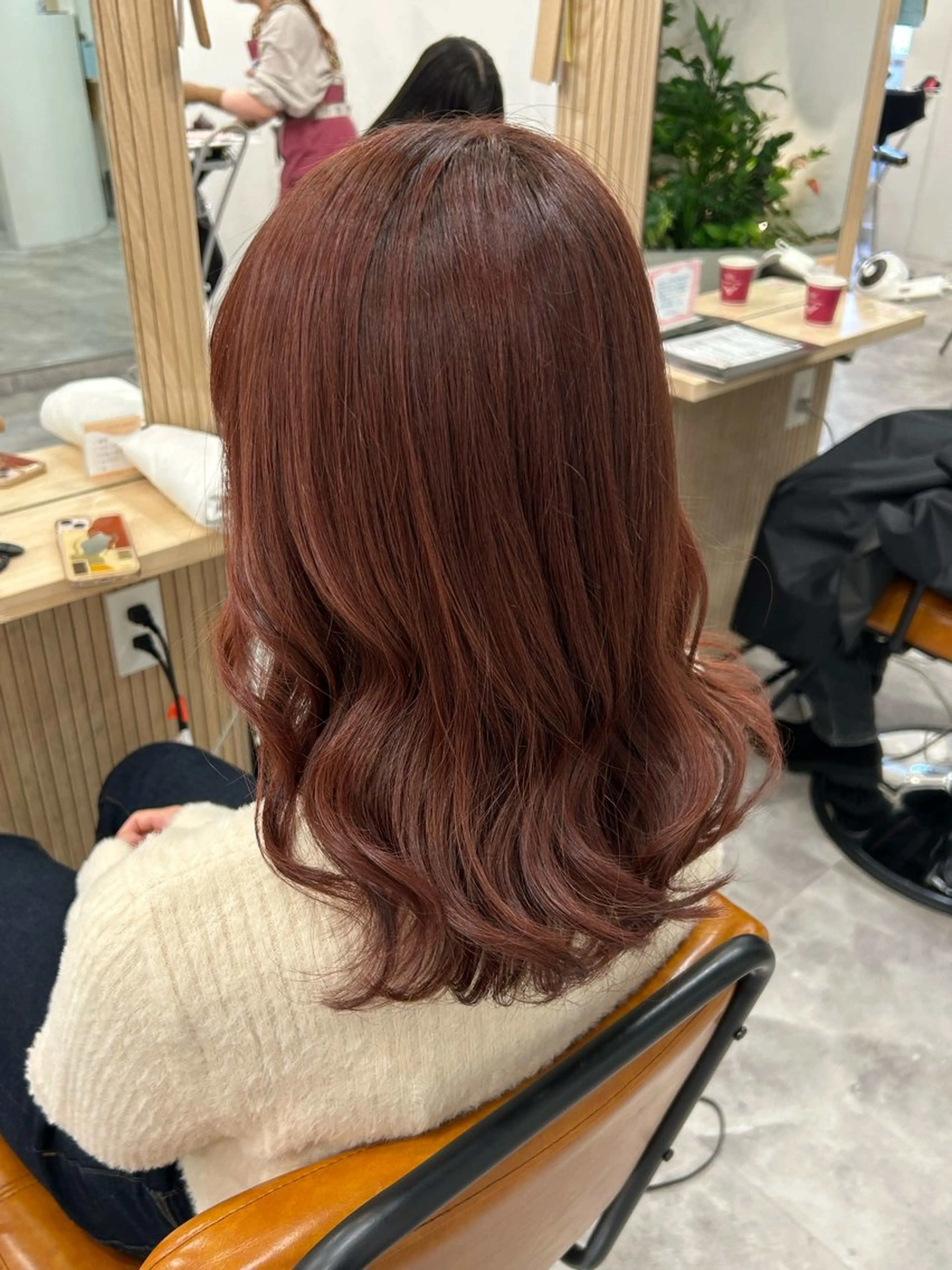 ミディアム カラー カット ヘアカラー 🍟月舘りほ カラー/髪質改善🍟のヘアスタイル