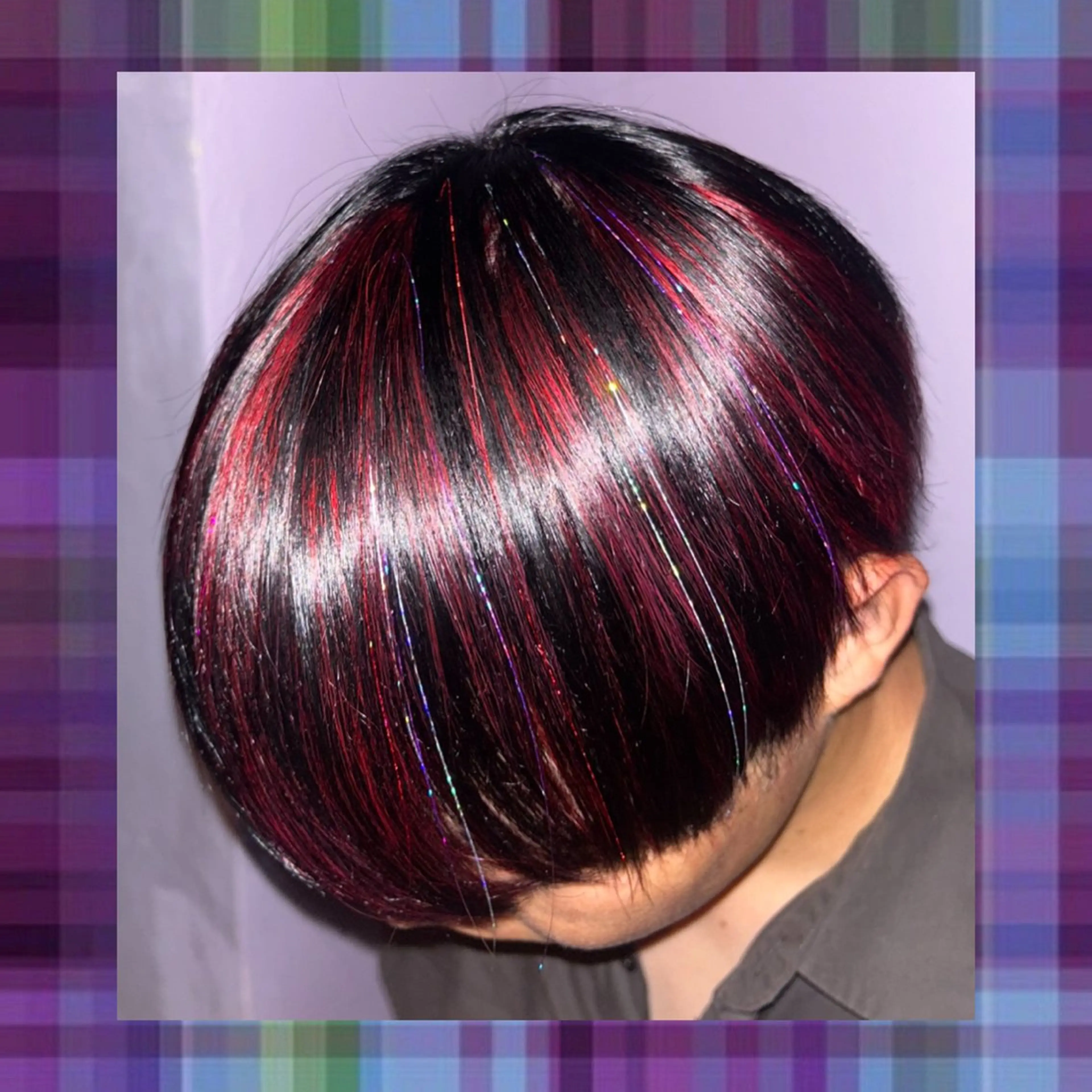 カラー メンズ メンズブリーチ メンズメッシュ ブリーチ メッシュ ヘアカラー Miju💖派手髪/ ティンセル/エクステのヘアスタイル