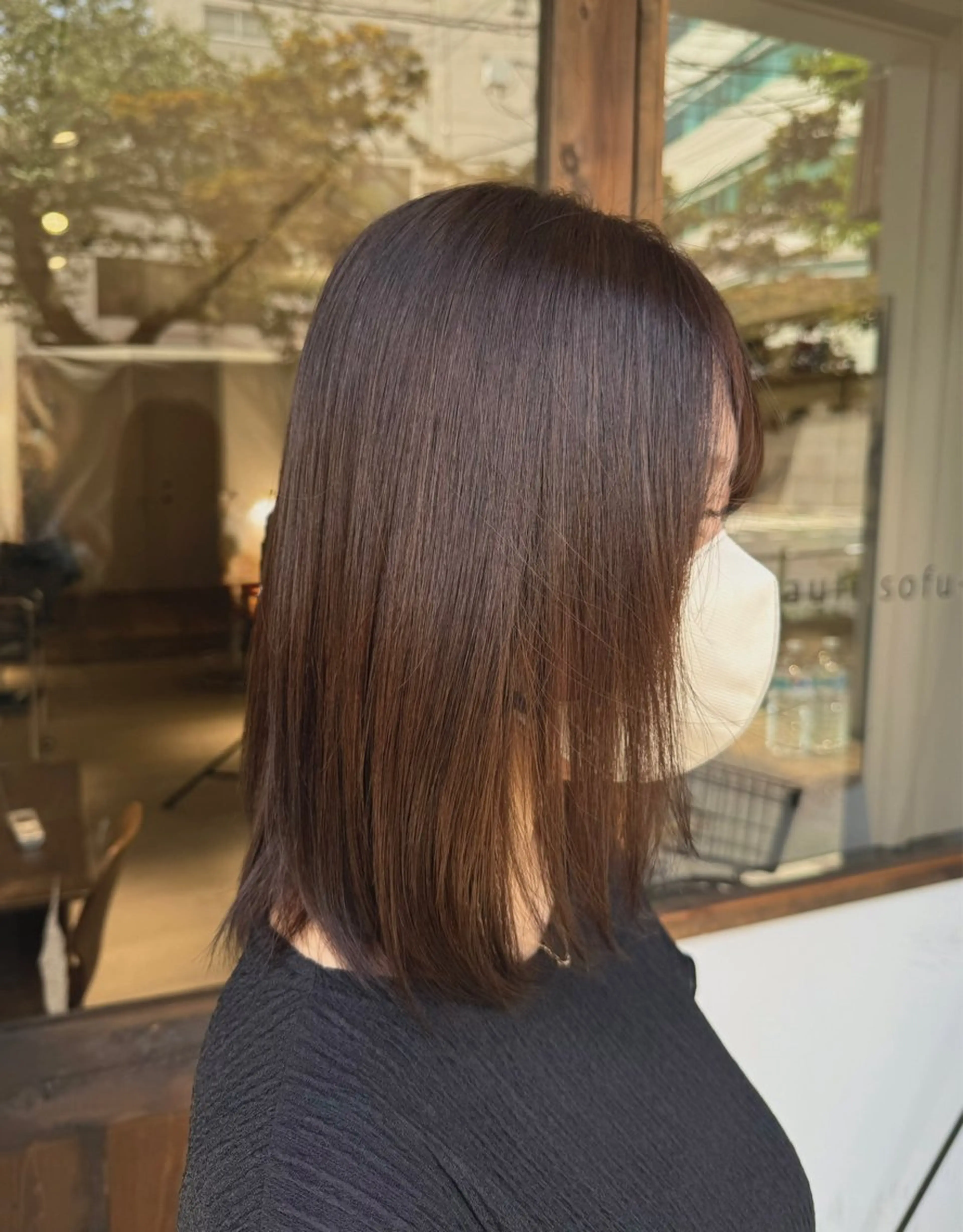 ミディアム カラー ヘアカラー トリートメント 森岡 涼汰のヘアスタイル