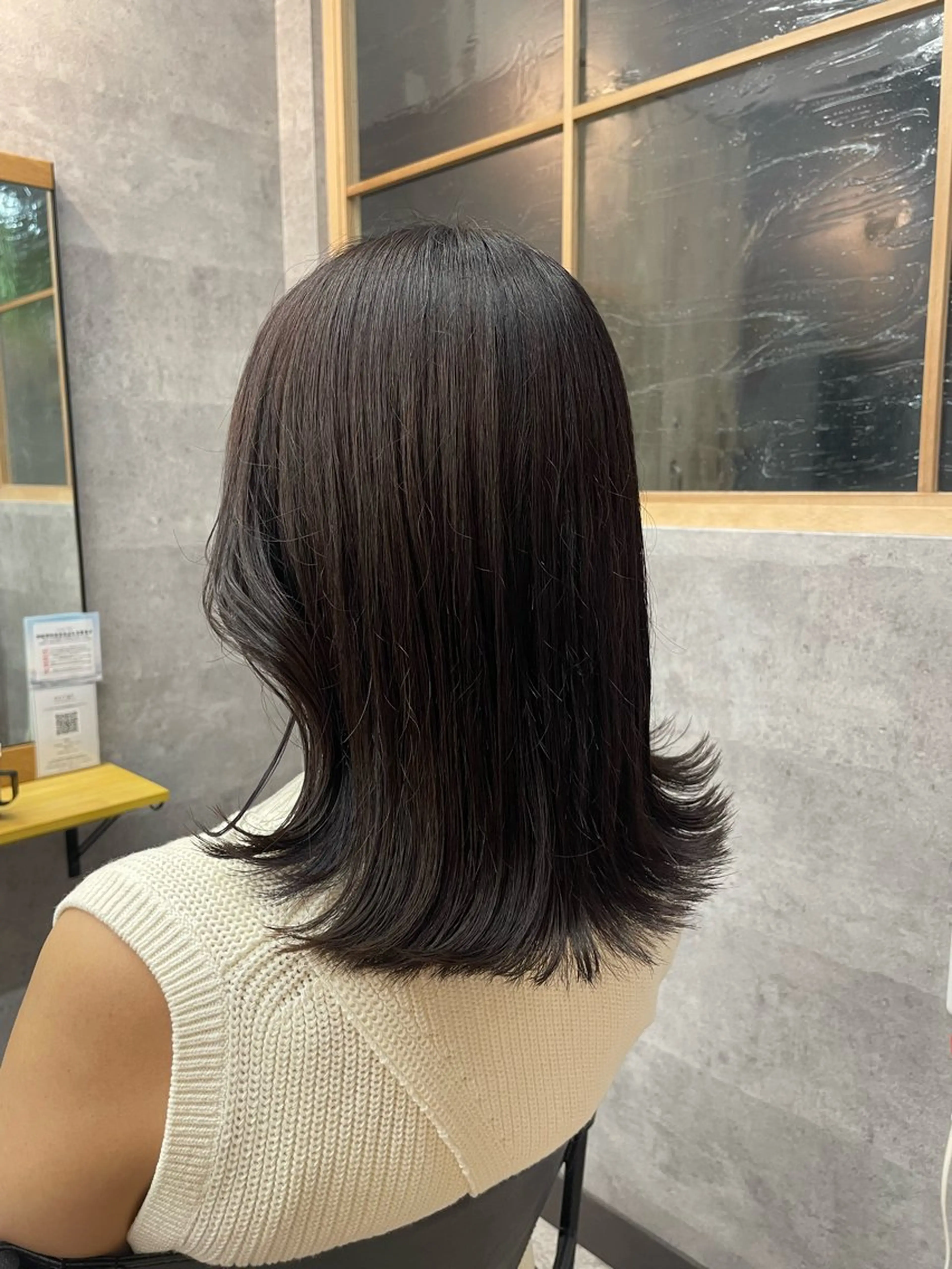 ミディアム カット ヘアカラー トリートメント ヘッドスパ 艶髪 🌸木下なつみのヘアスタイル