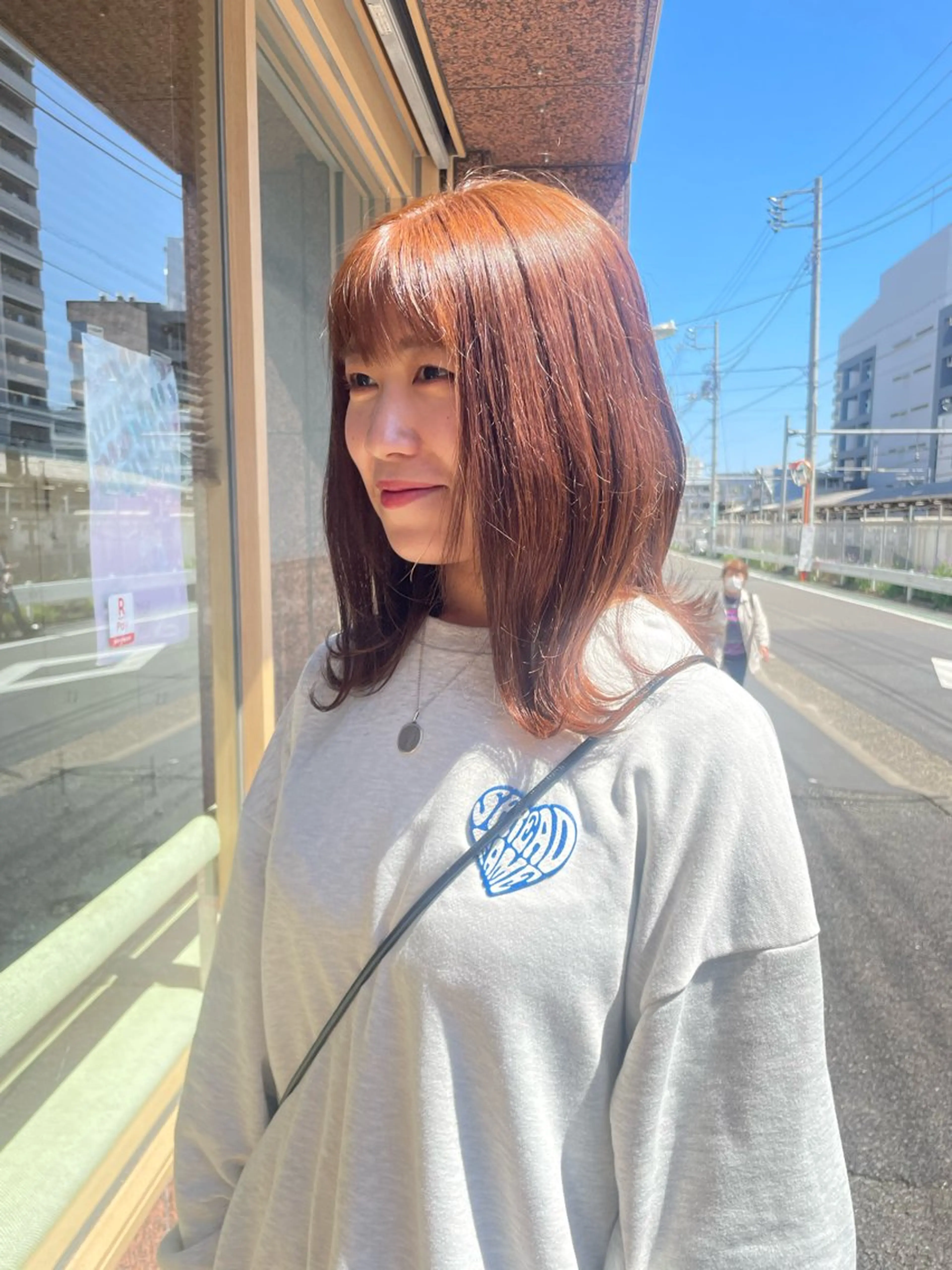 ミディアム カラー ブラウンカラー 髪質改善/Bloss om🌷高橋沙衣のヘアスタイル