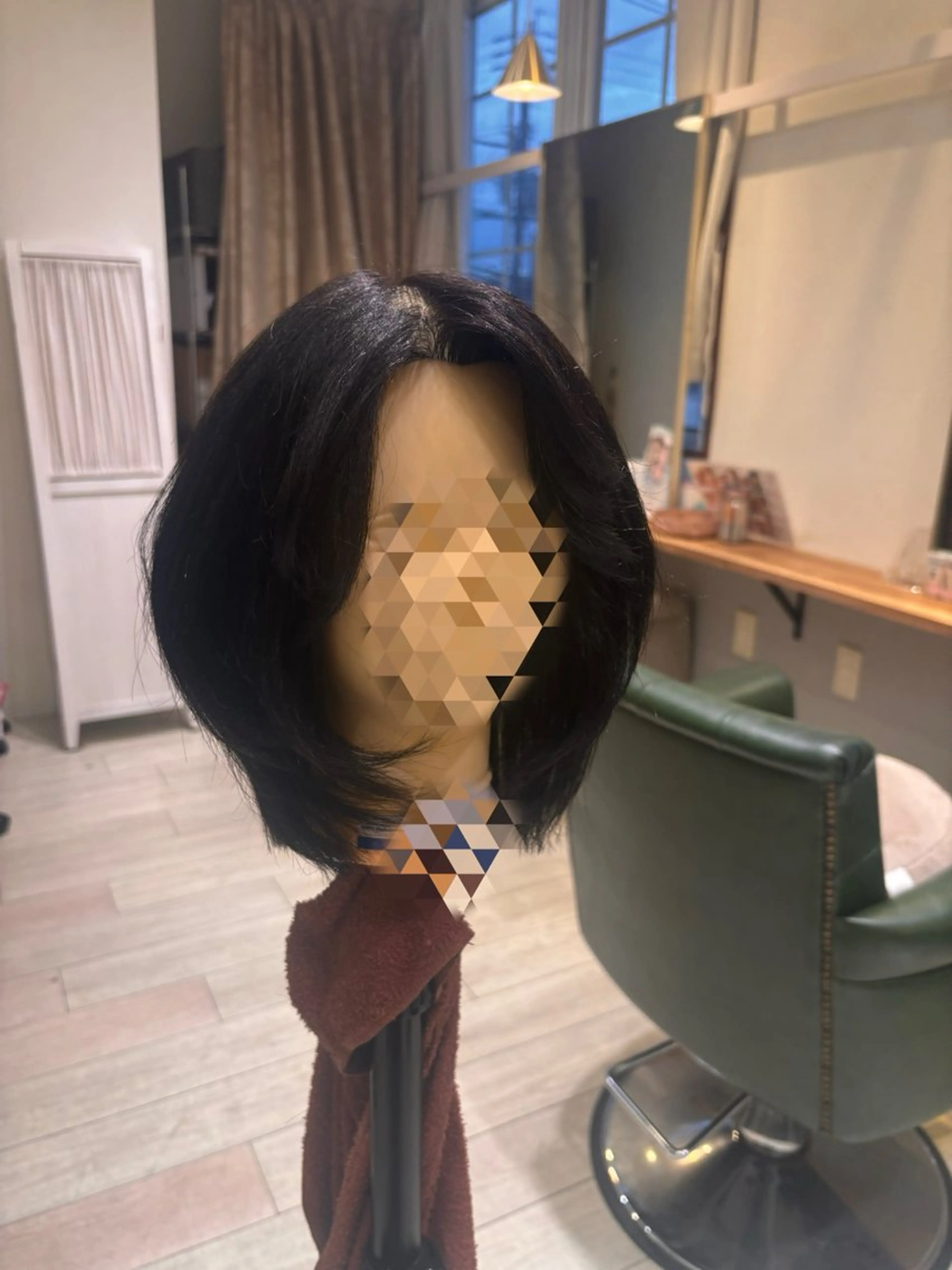 ミディアム カット laffin❁ななみ /パーマスタイルのヘアスタイル