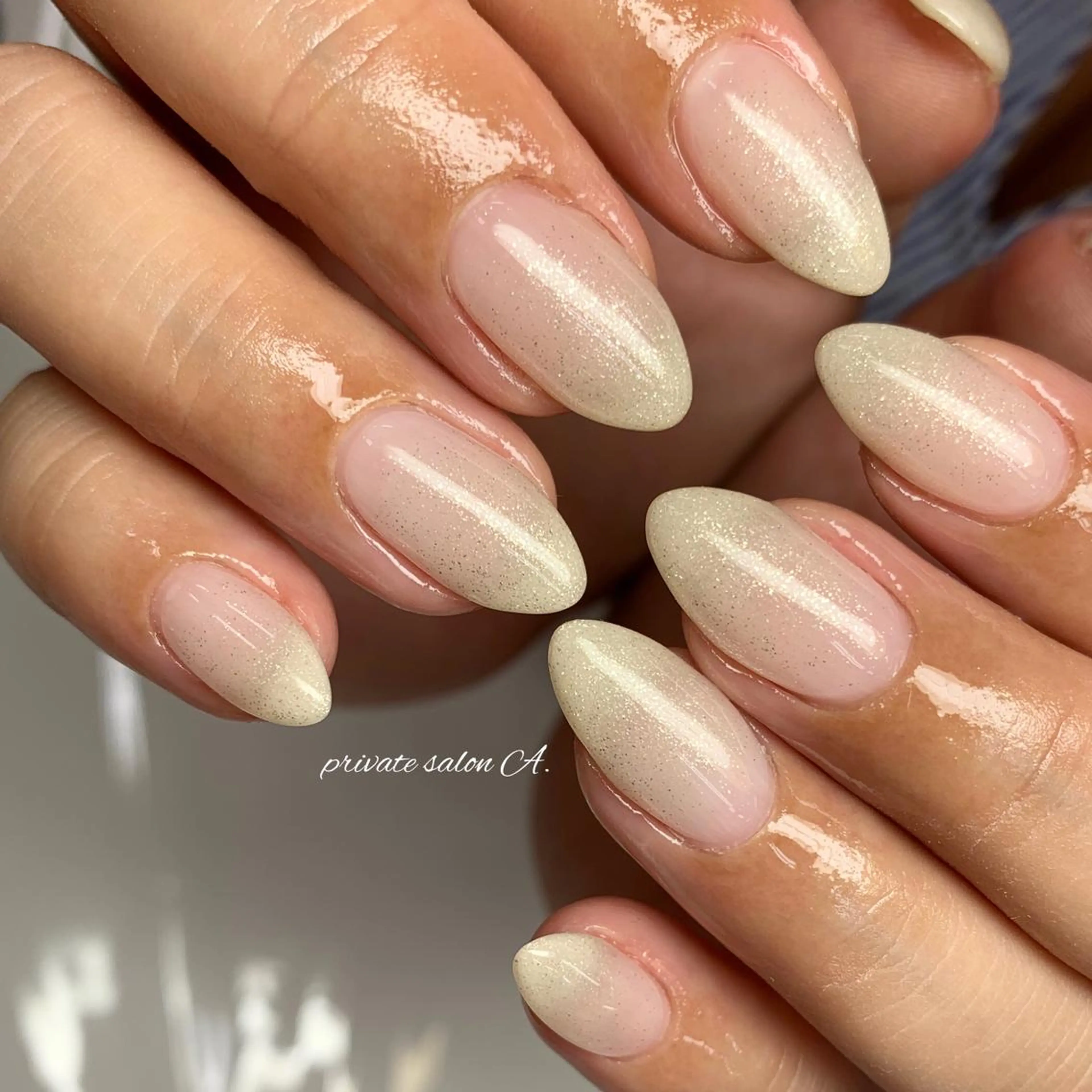 ネイル ワンカラーネイル ホワイト richeri beautyのエステ・リラクイメージ