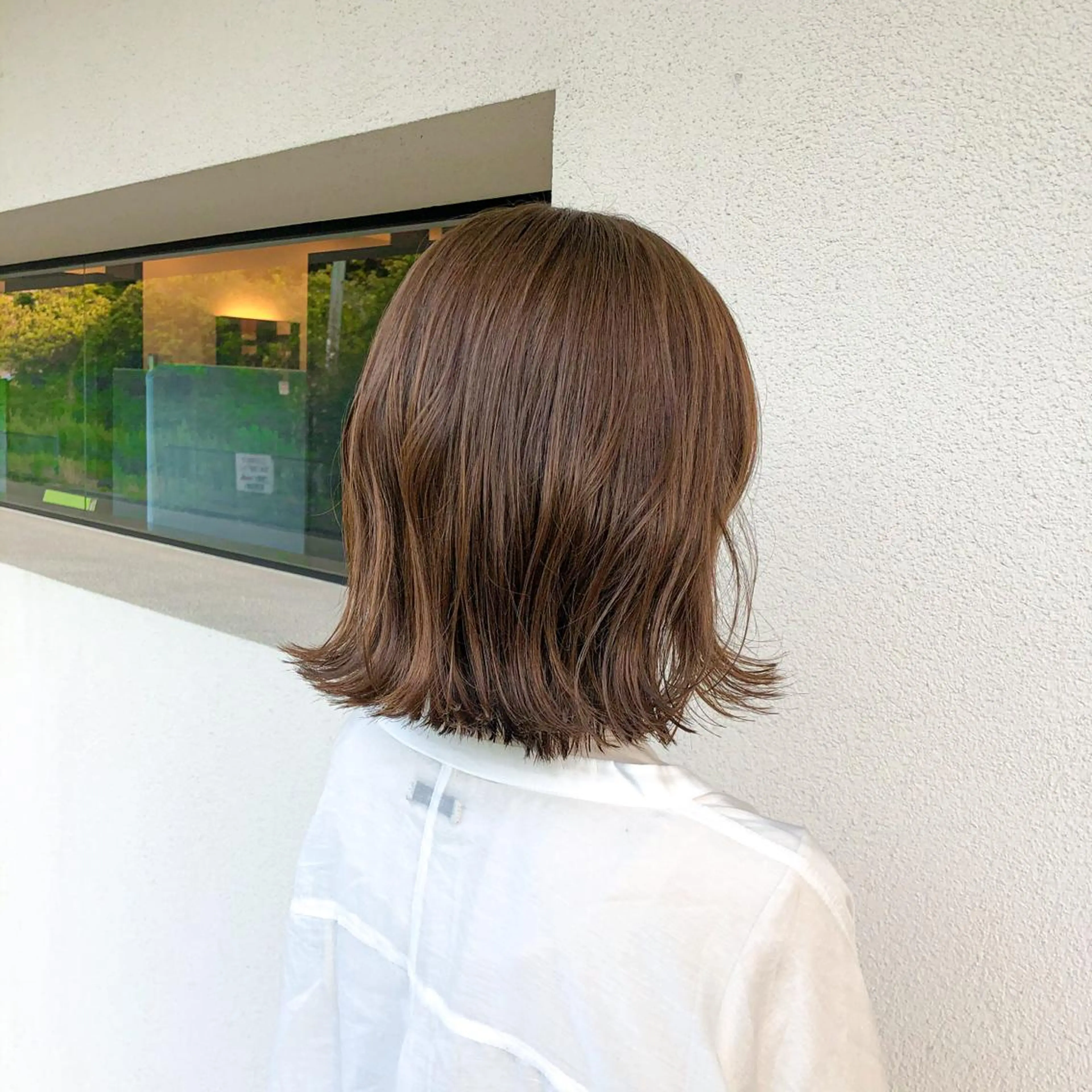 ショート カラー ベージュカラー カット ヘアカラー トリートメント 長崎 洋平のヘアスタイル