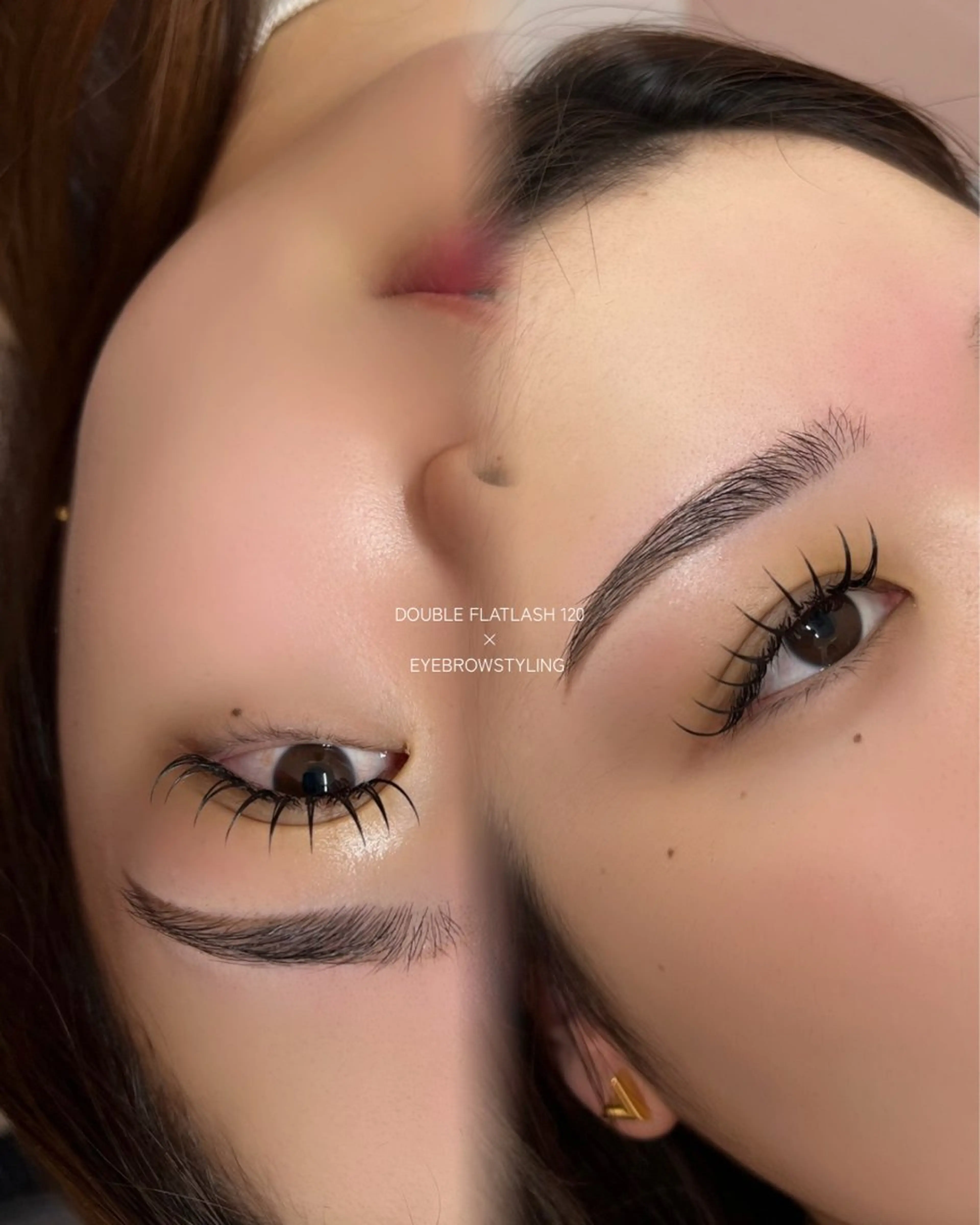 マツエク・マツパ フラットラッシュ マツエク EYE405 千葉店所属・Moe .のマツエク・マツパデザイン