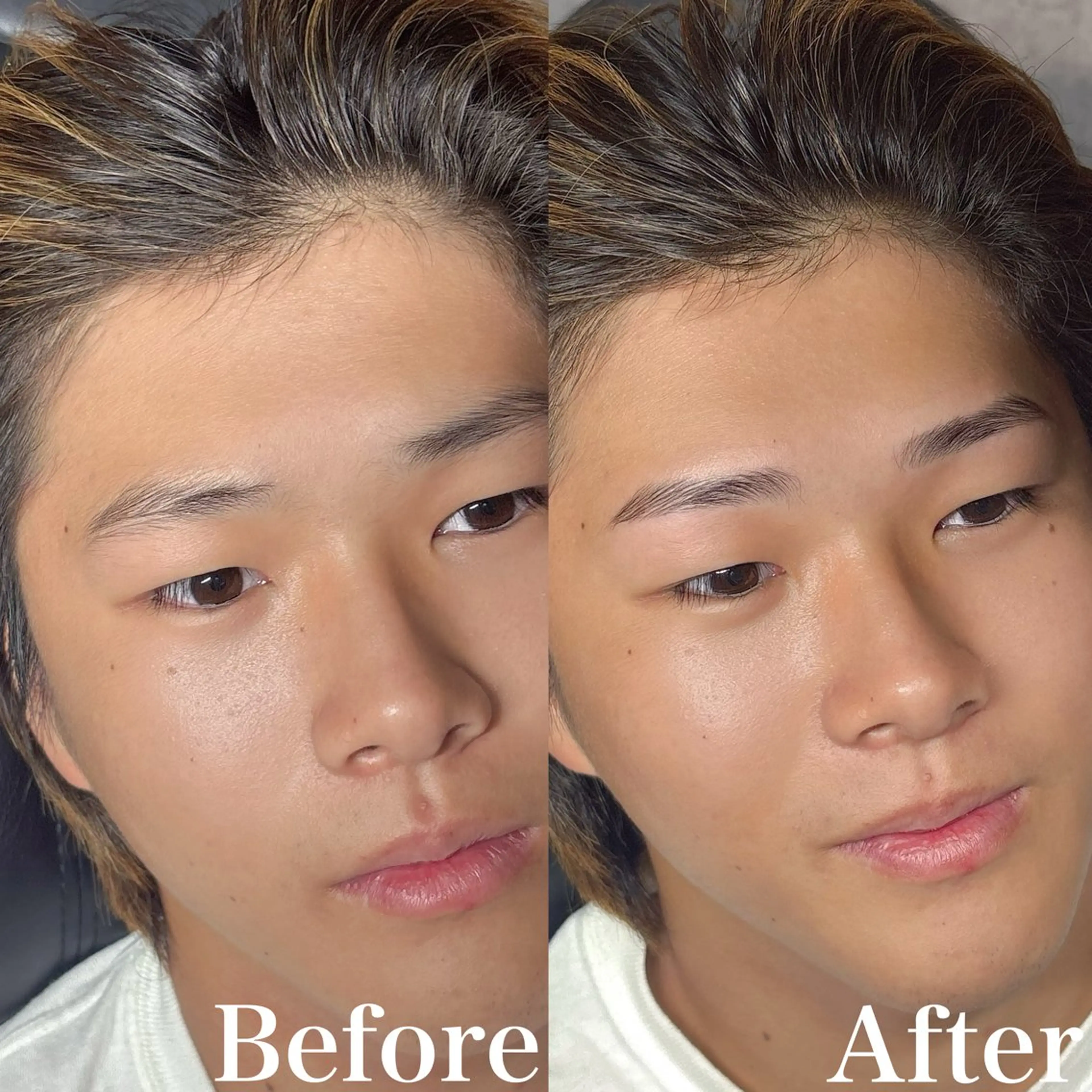 メンズ アイブロウ ワックス脱毛 眉カット その他(アイブロウ) 5日◯ Yusukeの眉毛・アイブロウイメージ