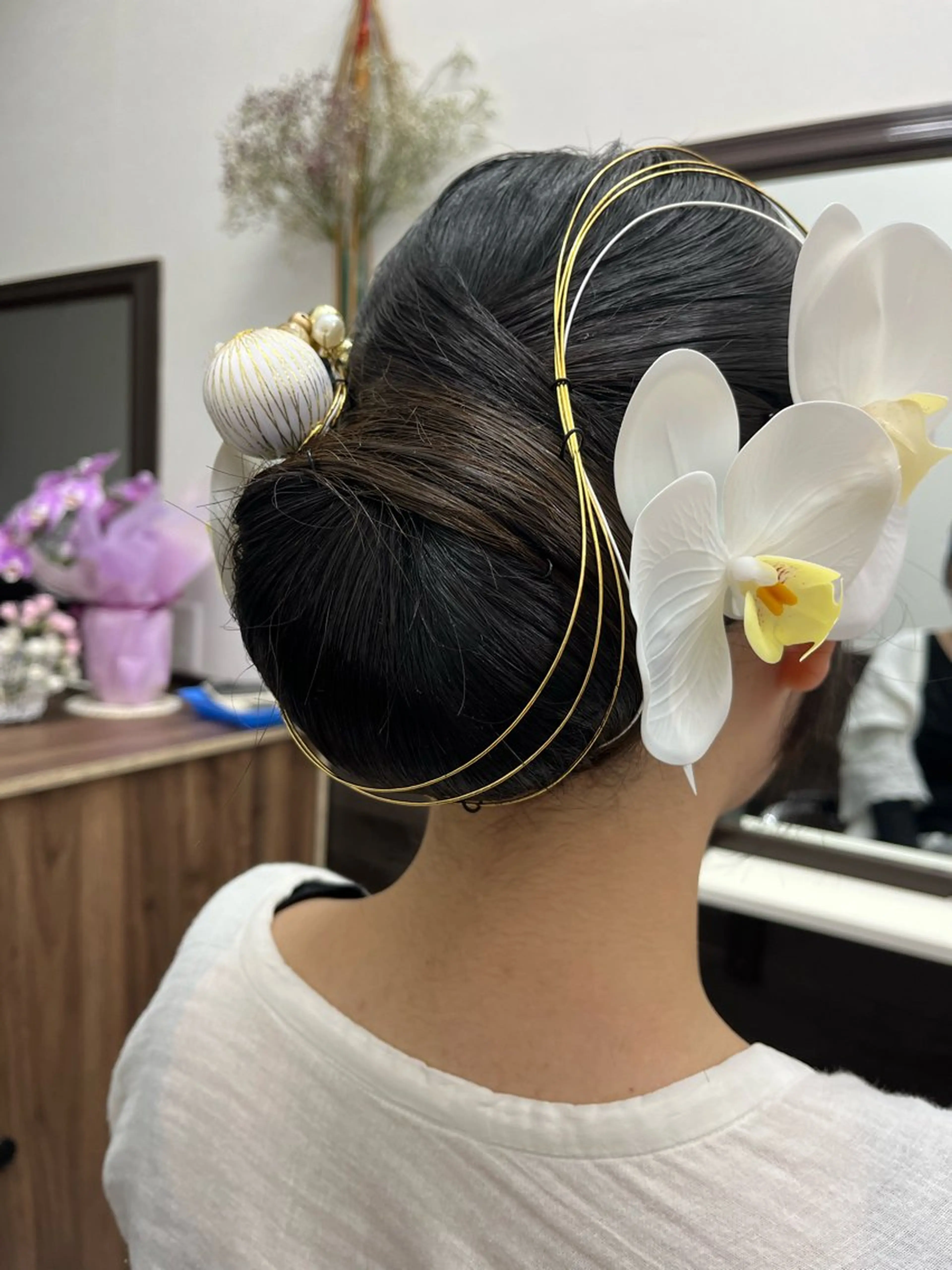 ロング 着付け CuTou シンカのヘアスタイル