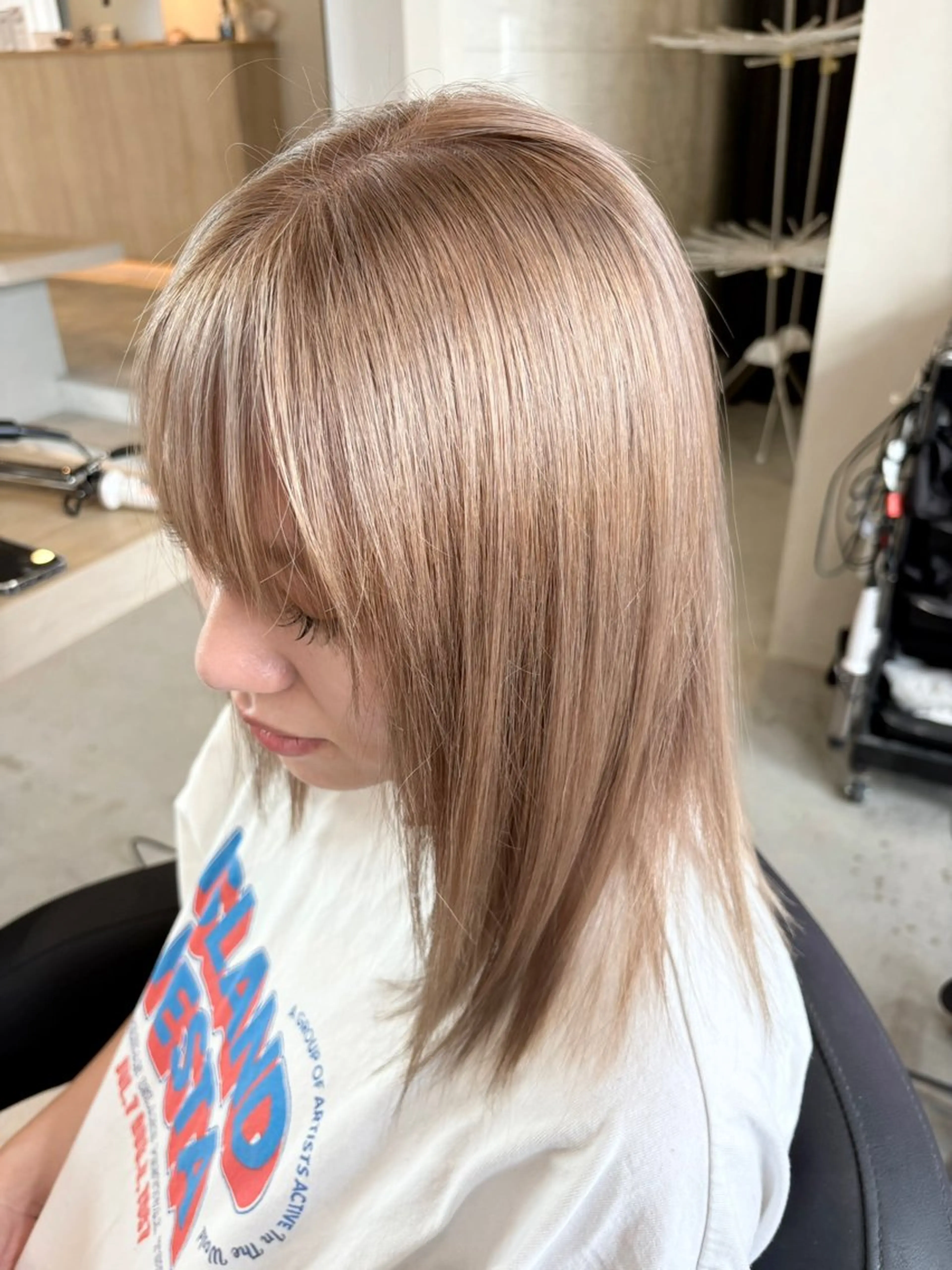 ヘアカラー+ブリーチの写真