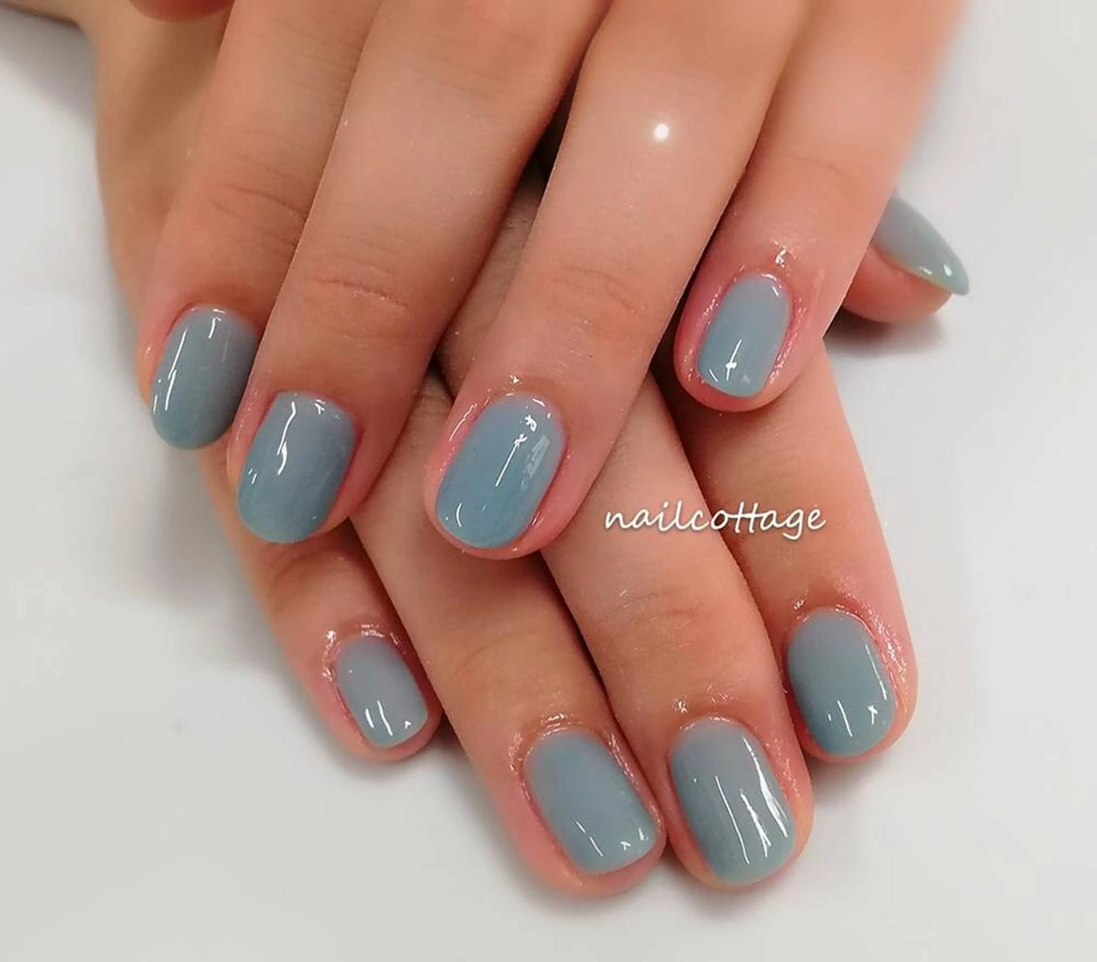 ネイル フレンチネイル グラデーション ワンカラーネイル Nail cottageのネイルデザイン