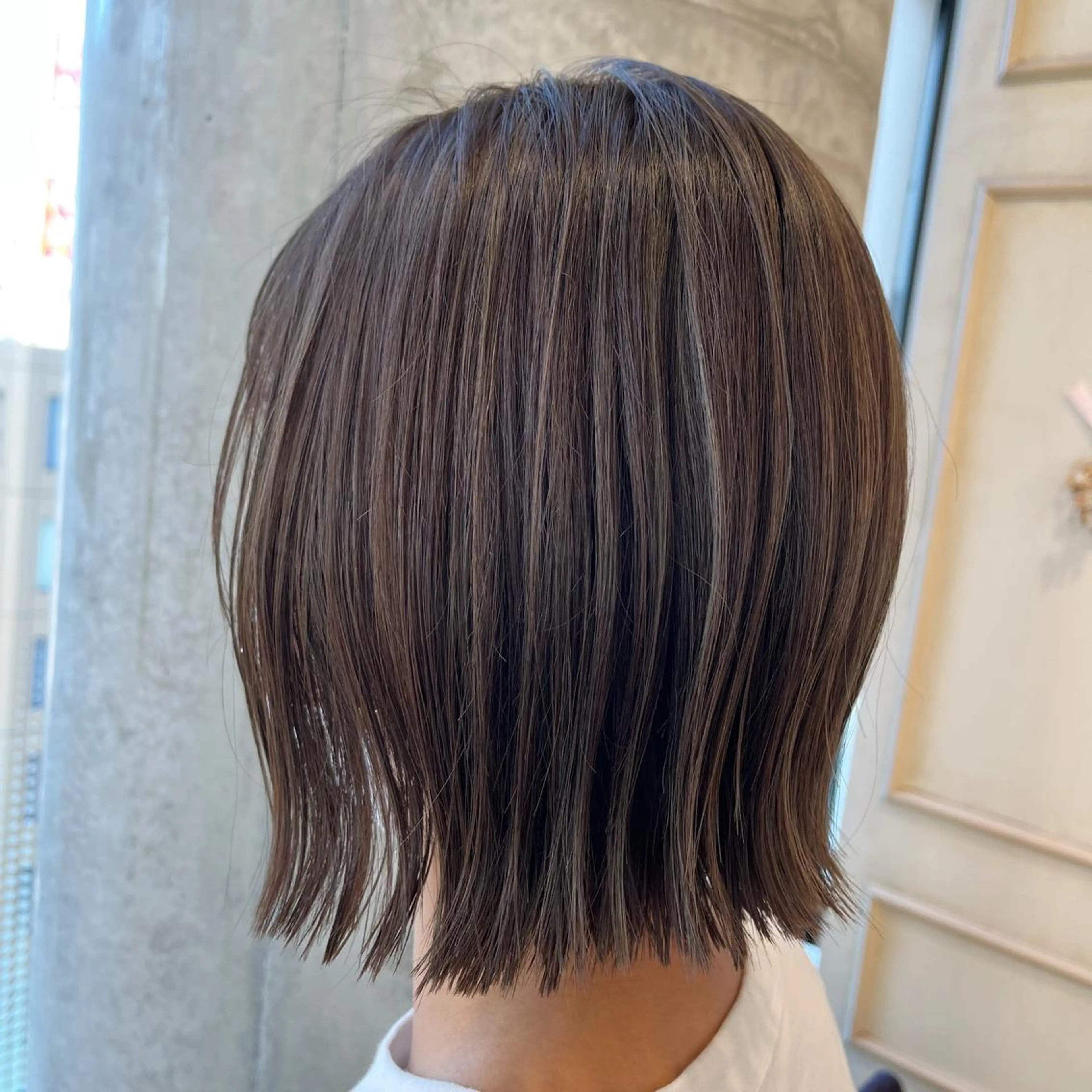 ショート ハイライト ヘアカラー トリートメント サソウ ユリエ🥥のヘアスタイル