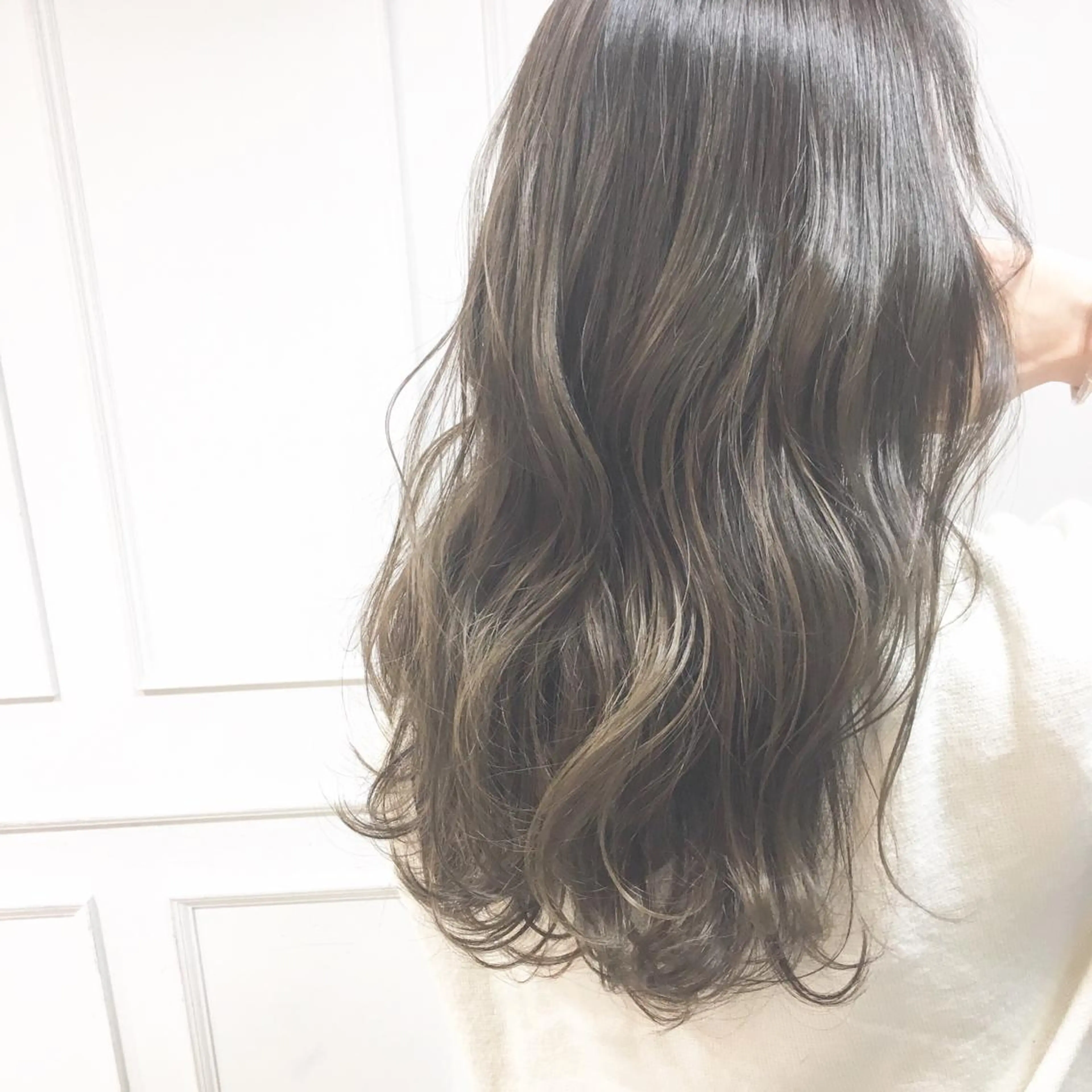 ロング カラー パーマ ヘアアレンジ ◆感動口コミ/最小顔 理論カット◆森口 峻のヘアスタイル