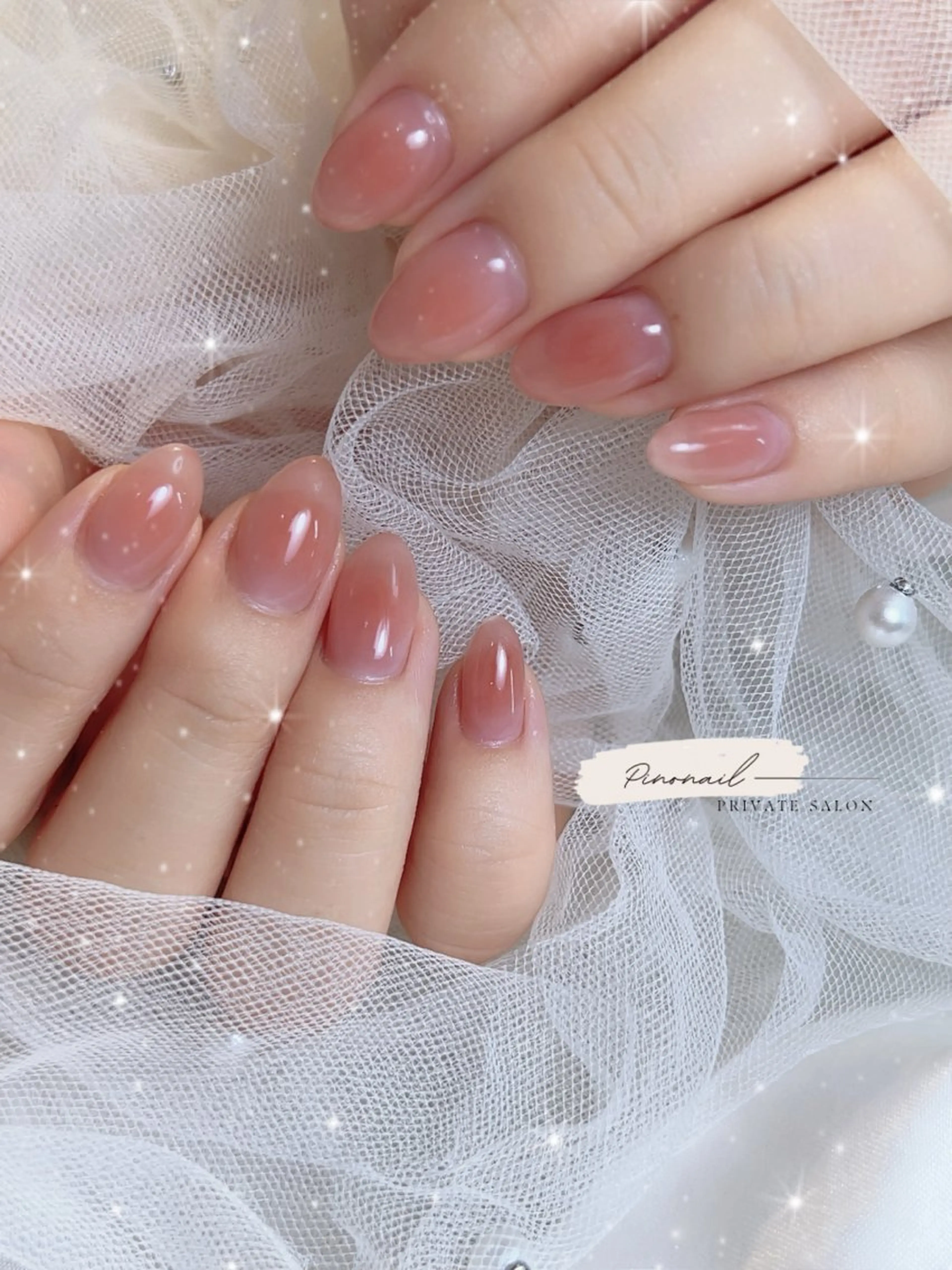 ネイル チークネイル ハンドネイル Pino Nailのネイルデザイン