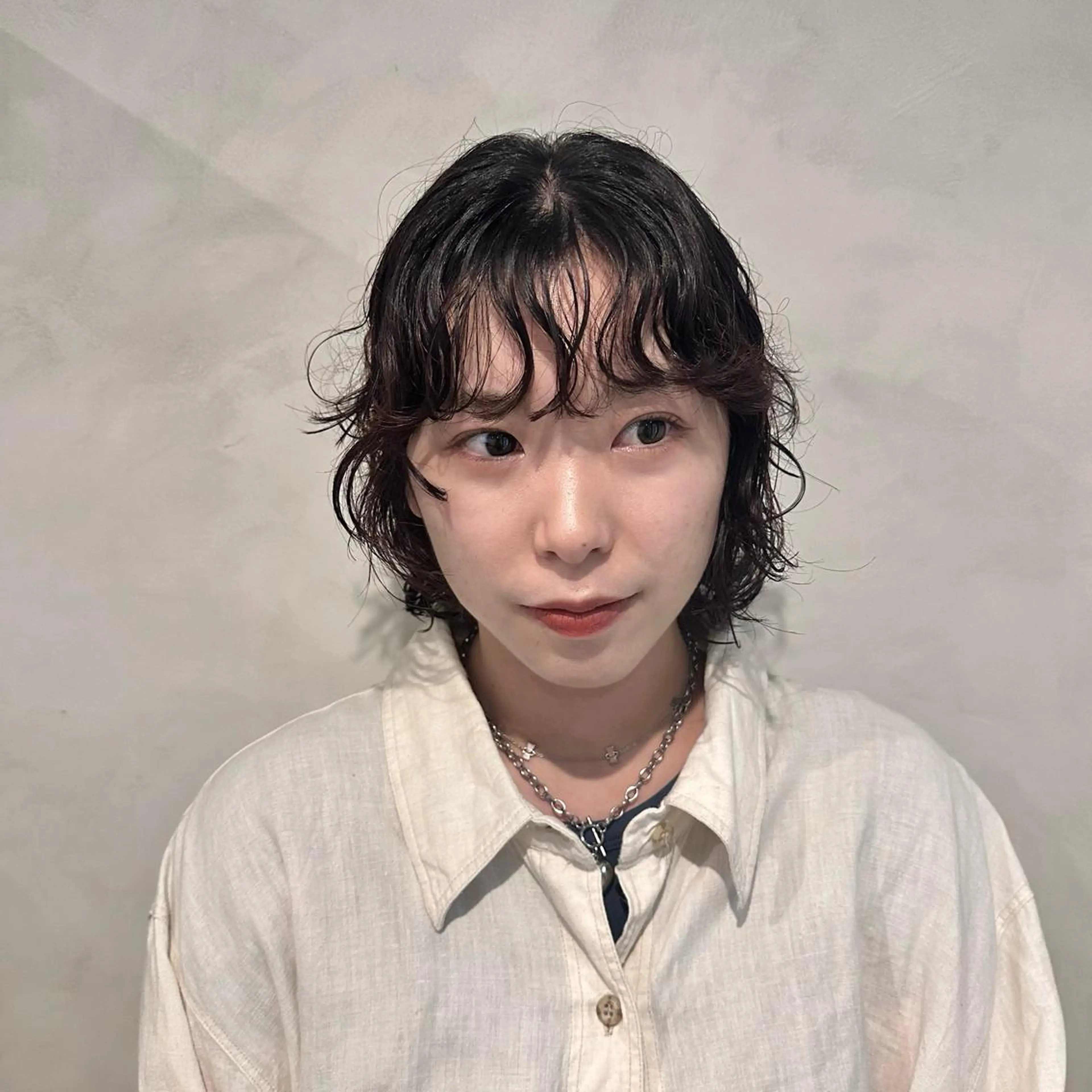 ショート パーマ カット パーマ トリートメント Yuki☺︎パーマ レイヤーカットのヘアスタイル