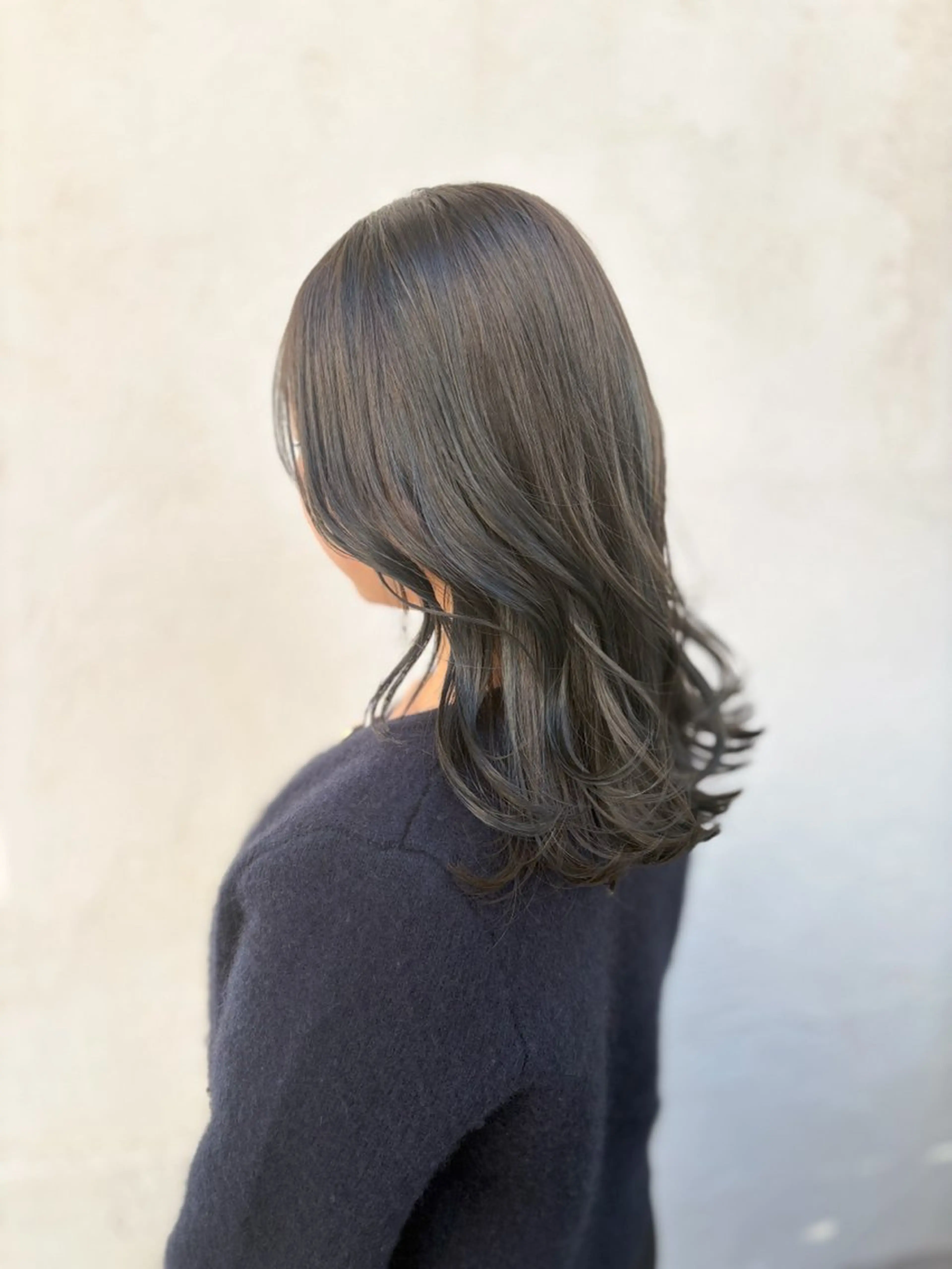 ミディアム カラー ヘアアレンジ カット ヘアカラー トリートメント ヘアセット ブリーチなし透け感/ マンツーマン/Ryoのヘアスタイル