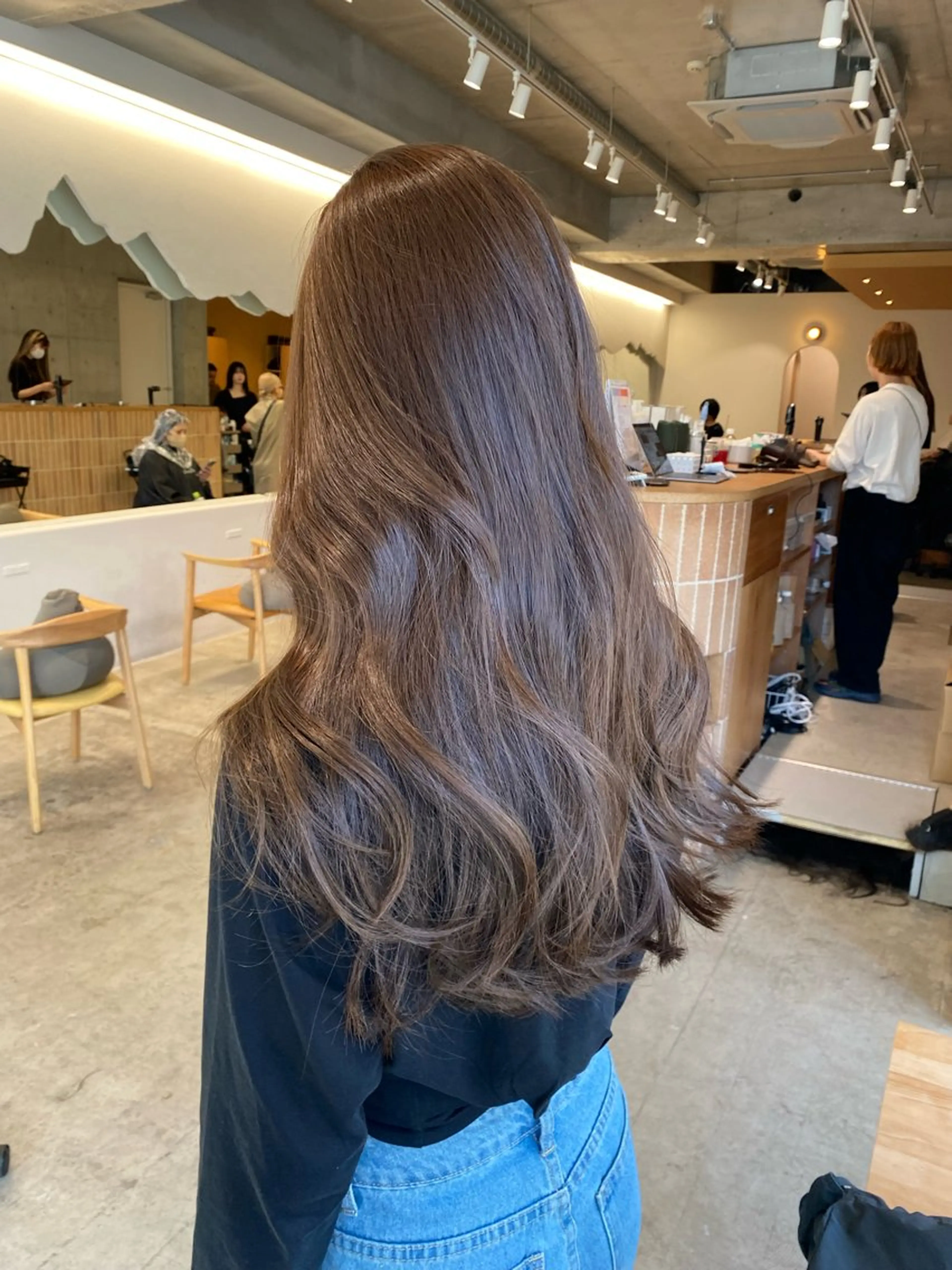 ロング カラー ヘアカラー トリートメント レイヤー/柔色 カラー/SAkiのヘアスタイル